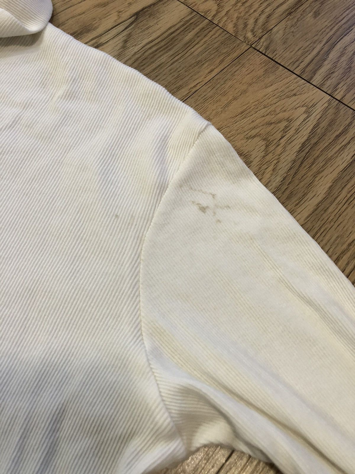 Quarter zip plain tee