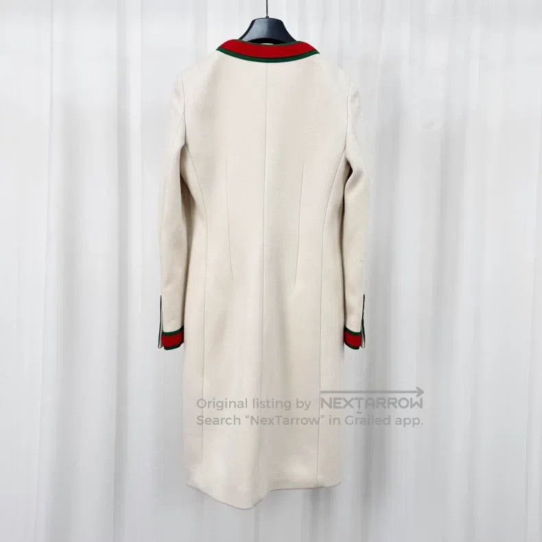 Gucci Gucci Red and green striped double G gold-mouth woollen co Size XS / US 0-2 / IT 36-38 - 2 Thumbnail