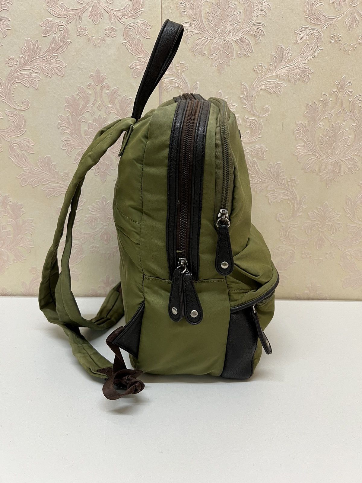 Yohji Yamamoto Y’Saccs Green Bagpack Size ONE SIZE - 6 Thumbnail