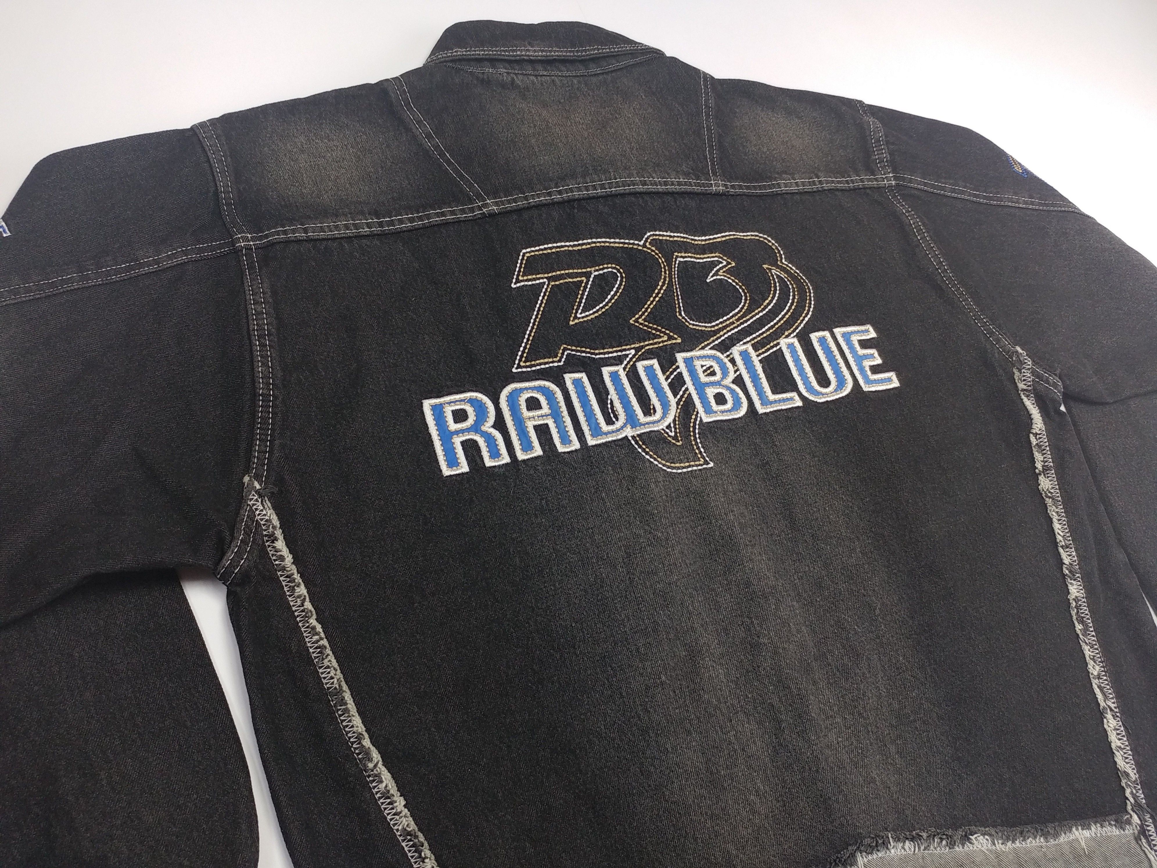 Vintage Raw Blue jacket, vintage denim jacket, 90s hip hop, 1990s XL Size US XL / EU 56 / 4 - 10 Thumbnail