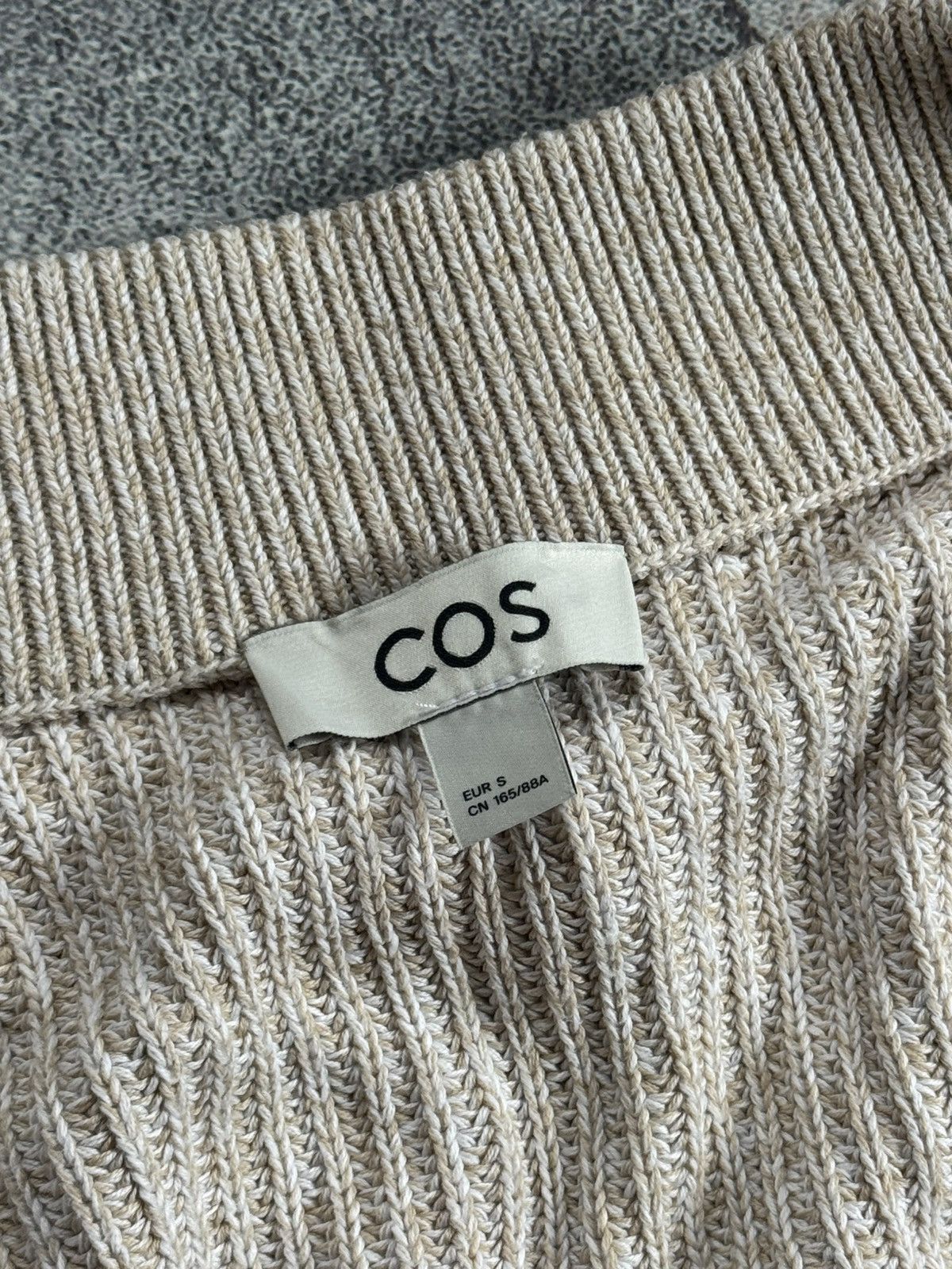Cos × Designer COS S button up knitwear cardigan sweater jumper pullover Size S / US 4 / IT 40 - 8 Thumbnail