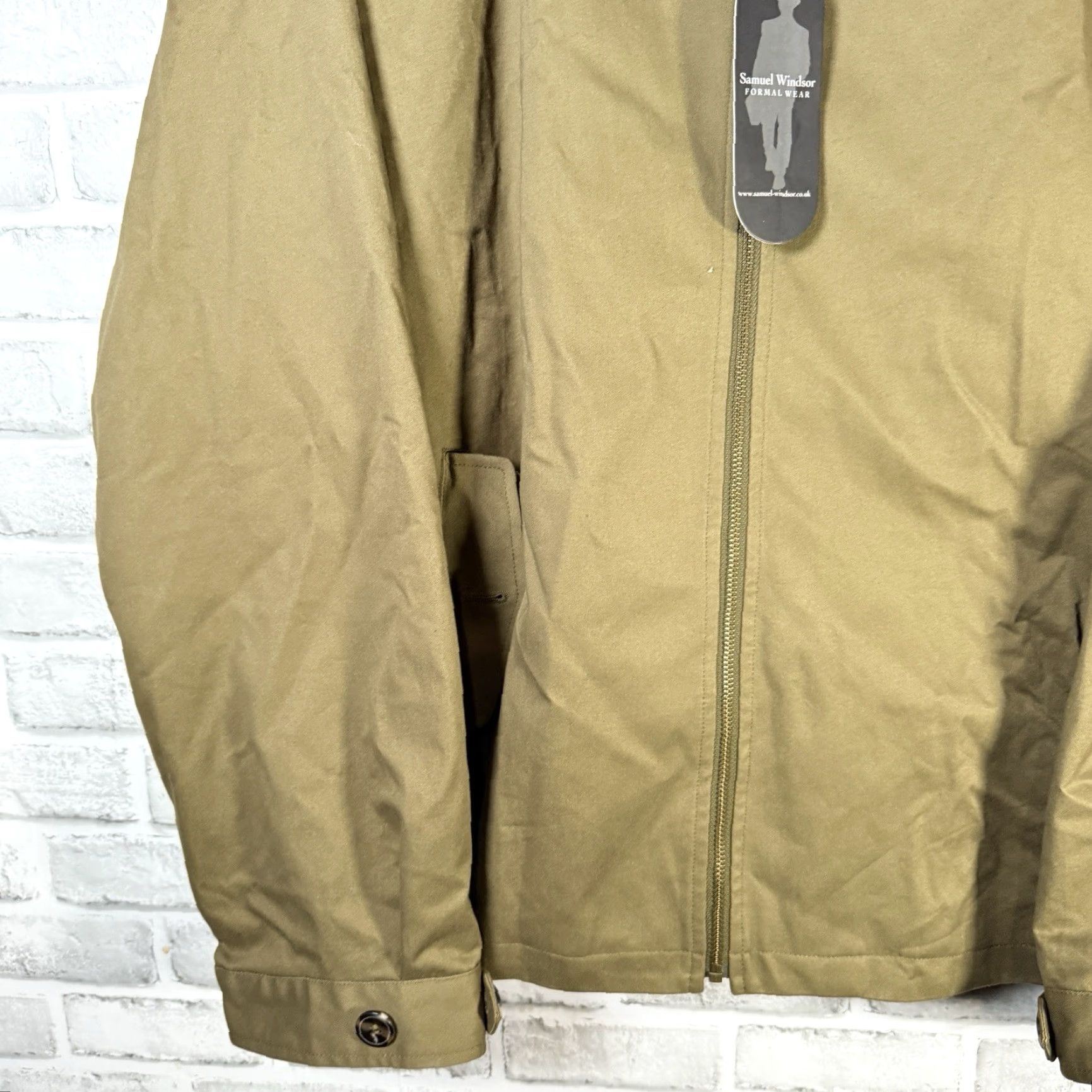Vintage VINTAGE NWT Samuel Windsor Formal Wear Showerproof LOVAT Full Zip Jacket Mens 3XL Brownish Green Full Zip Formal Jacket Mens 3XL Brownish Green Size US XXL / EU 58 / 5 - 3 Thumbnail