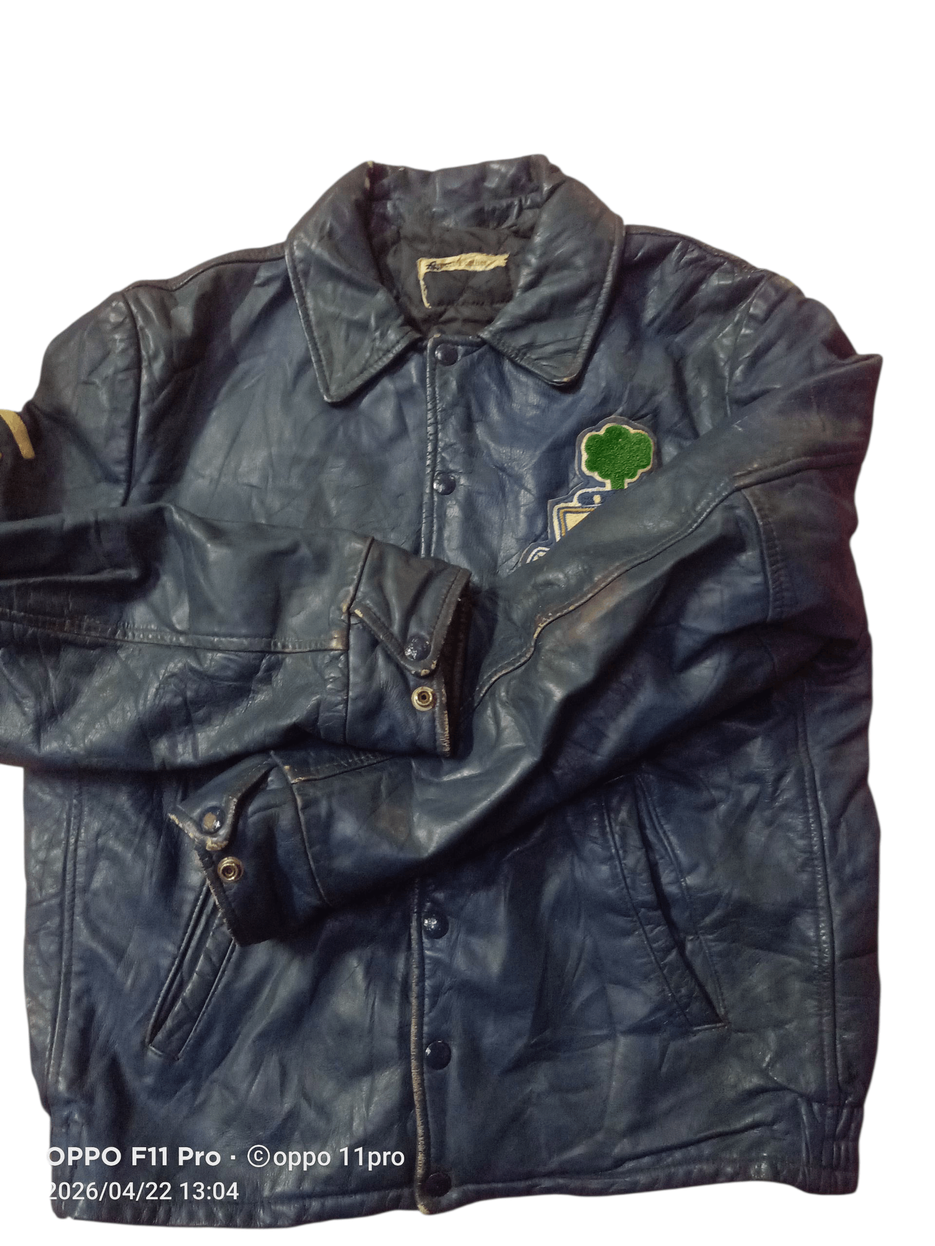 Genuine Leather 💥Vintage 60S Universiti Of Toronto Leathers EmbroideryMen💥 Size US M / EU 48-50 / 2 - 22 Thumbnail