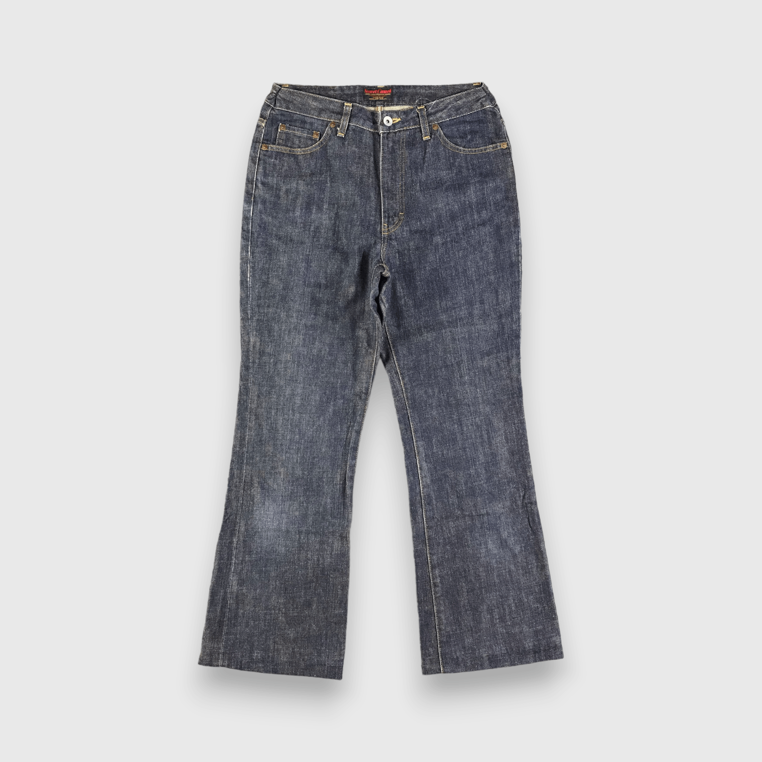 Japanese Brand Vintage Sweet Camel Jeans Blue Flare Denim -J2841 Size US 28 / EU 44 - 1 Thumbnail