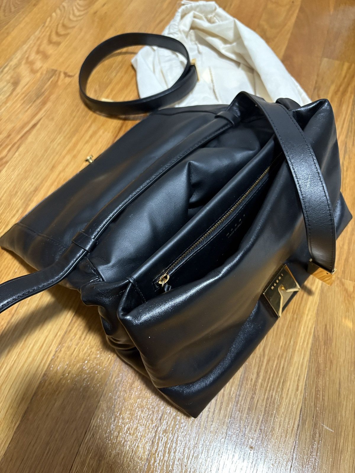 Marni Marni Leather Messenger Bag Size ONE SIZE - 16 Thumbnail