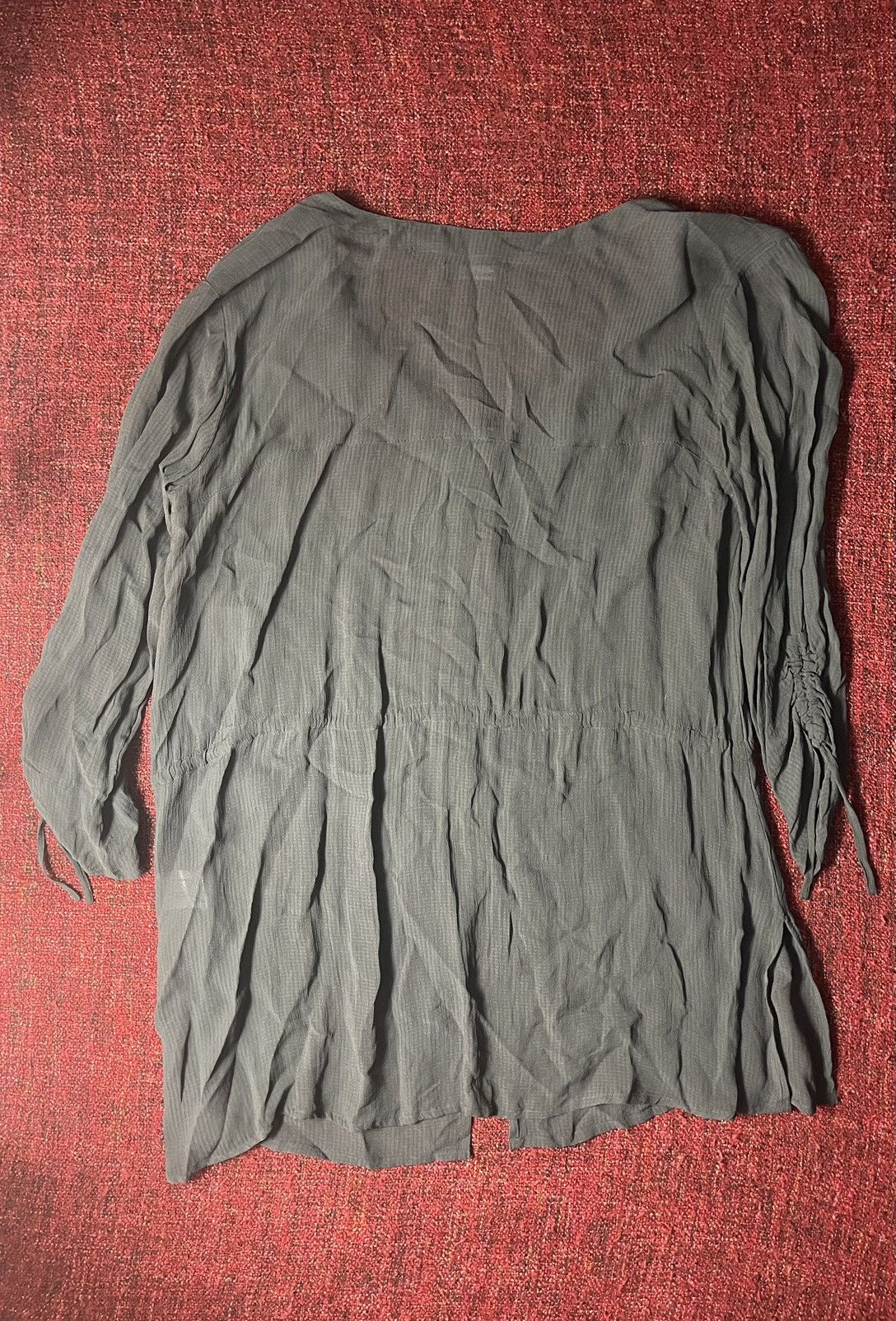 Gudrun Sjoden avant garde mesh shirt style dress