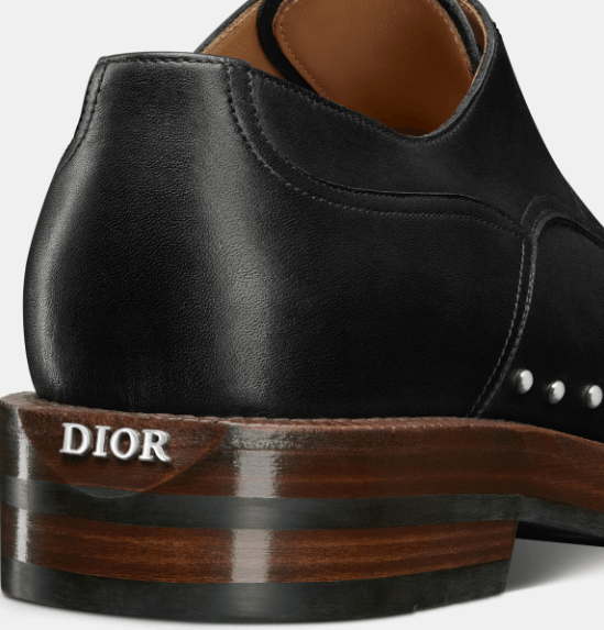 Dior o1w1db10426 3DE343 Carlo Derby Shoes in Black/Silver Size US 7 / EU 40 - 4 Thumbnail
