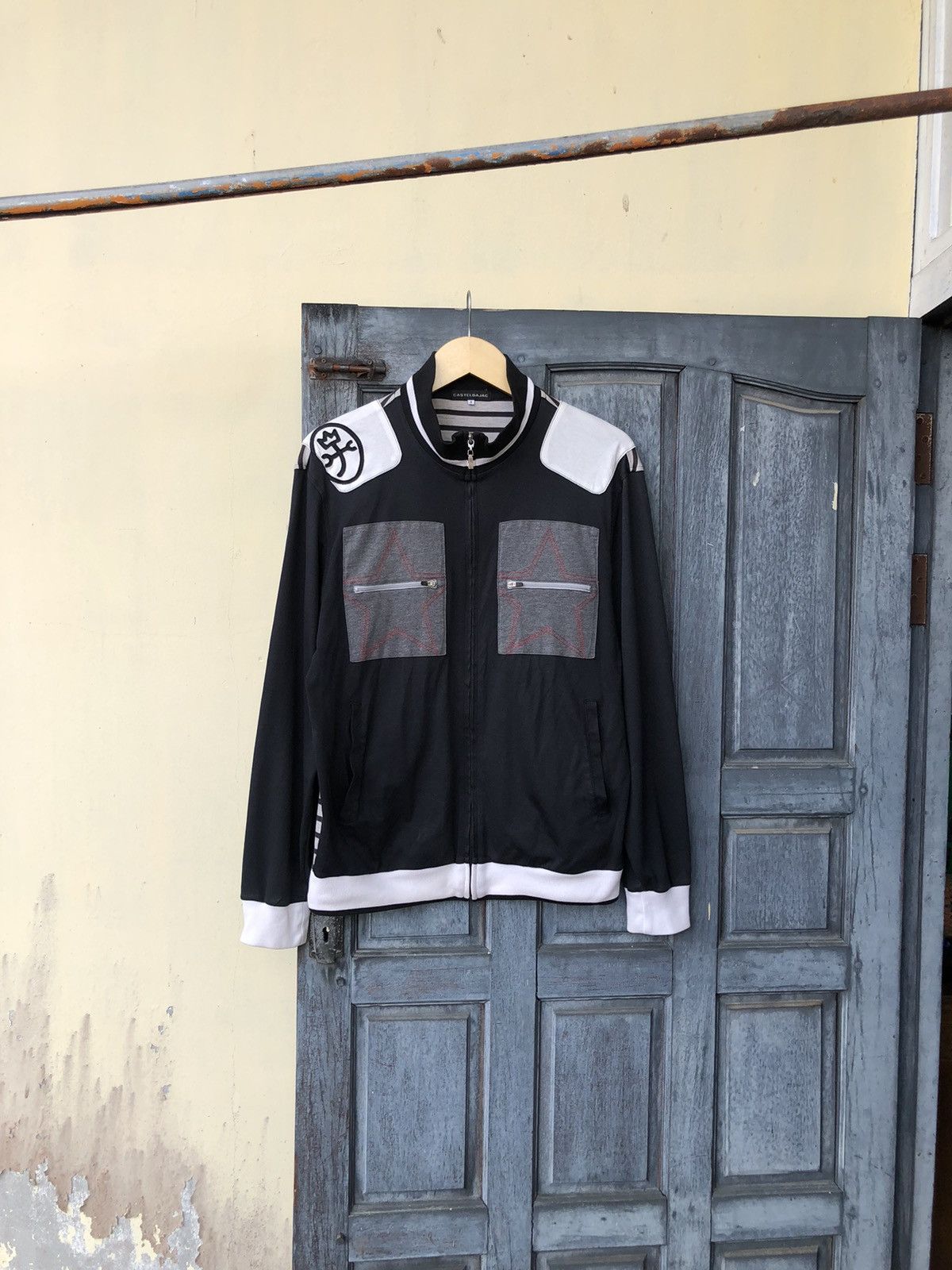 Jean Charles De Castelbajac Castlebajac Track Zip-Up Jacket Star Design & Embroidery Size US M / EU 48-50 / 2 - 2 Thumbnail