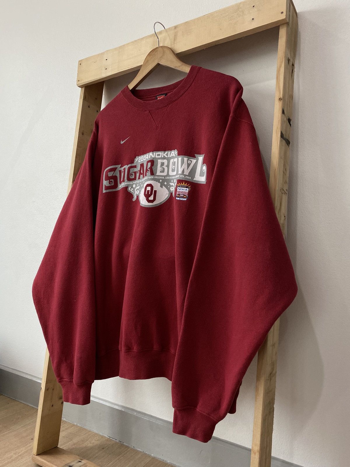 Nike Rare Nike 2004 Nokia Sugar Bowl Crewneck Sweatshirt🏆✨ Size US XL / EU 56 / 4 - 3 Thumbnail