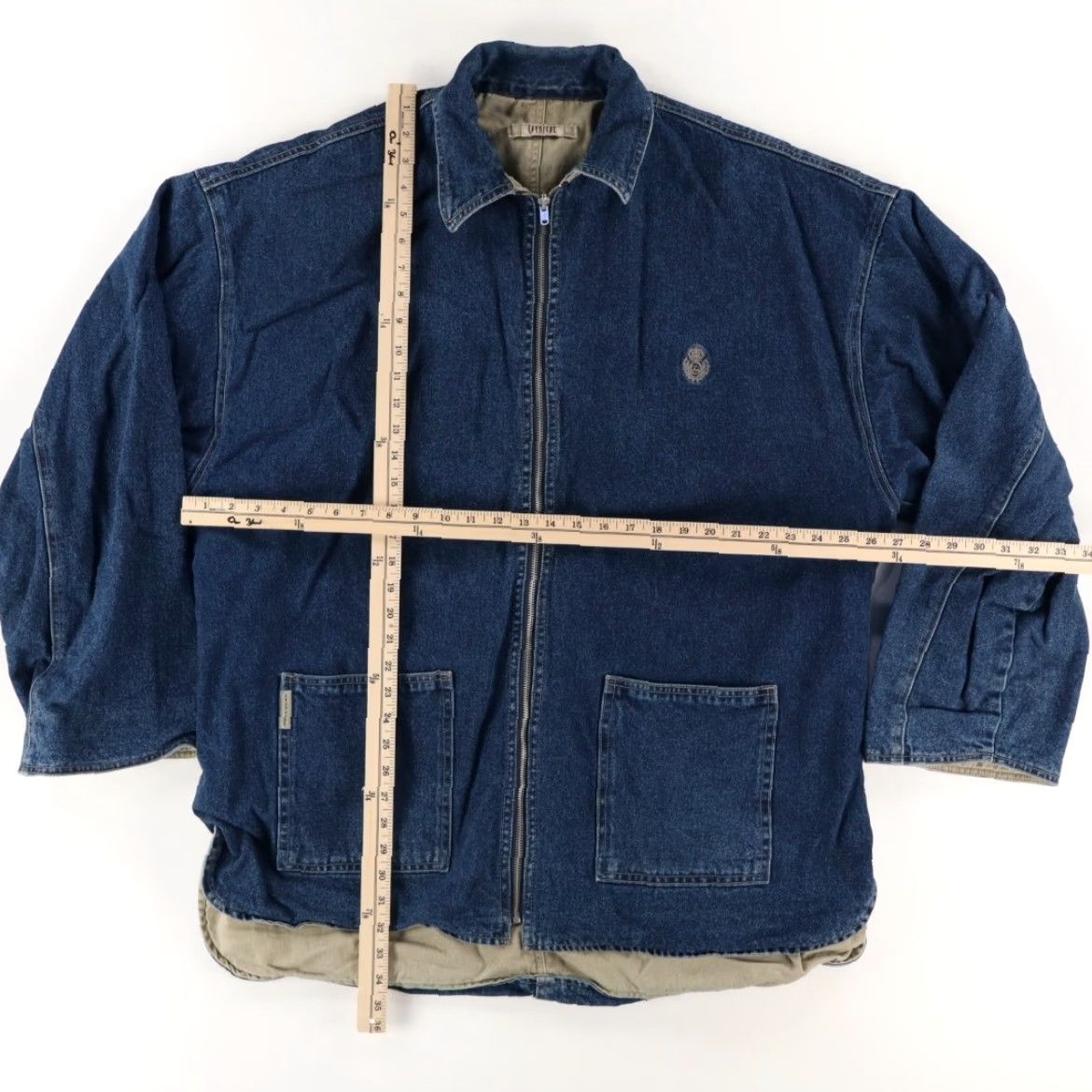 Denime VTG Corniche Reversible Barn Denim Jacket Blue Men's M Size US M / EU 48-50 / 2 - 3 Thumbnail