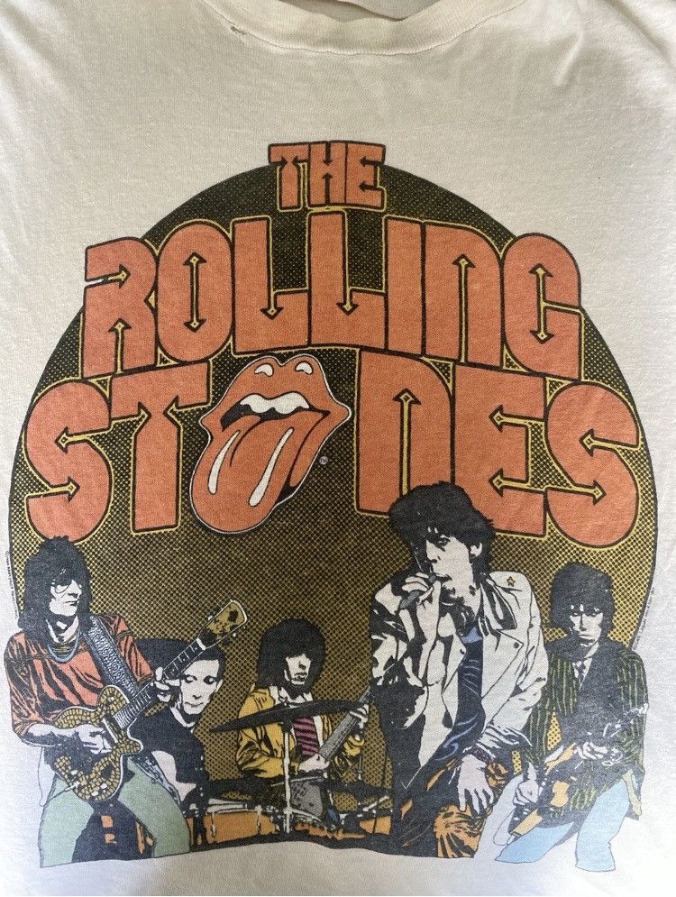 The Rolling Stones RARE VINTAGE THE ROLLING STONES 80s TSHIRT MADE USA Size US M / EU 48-50 / 2 - 5 Thumbnail