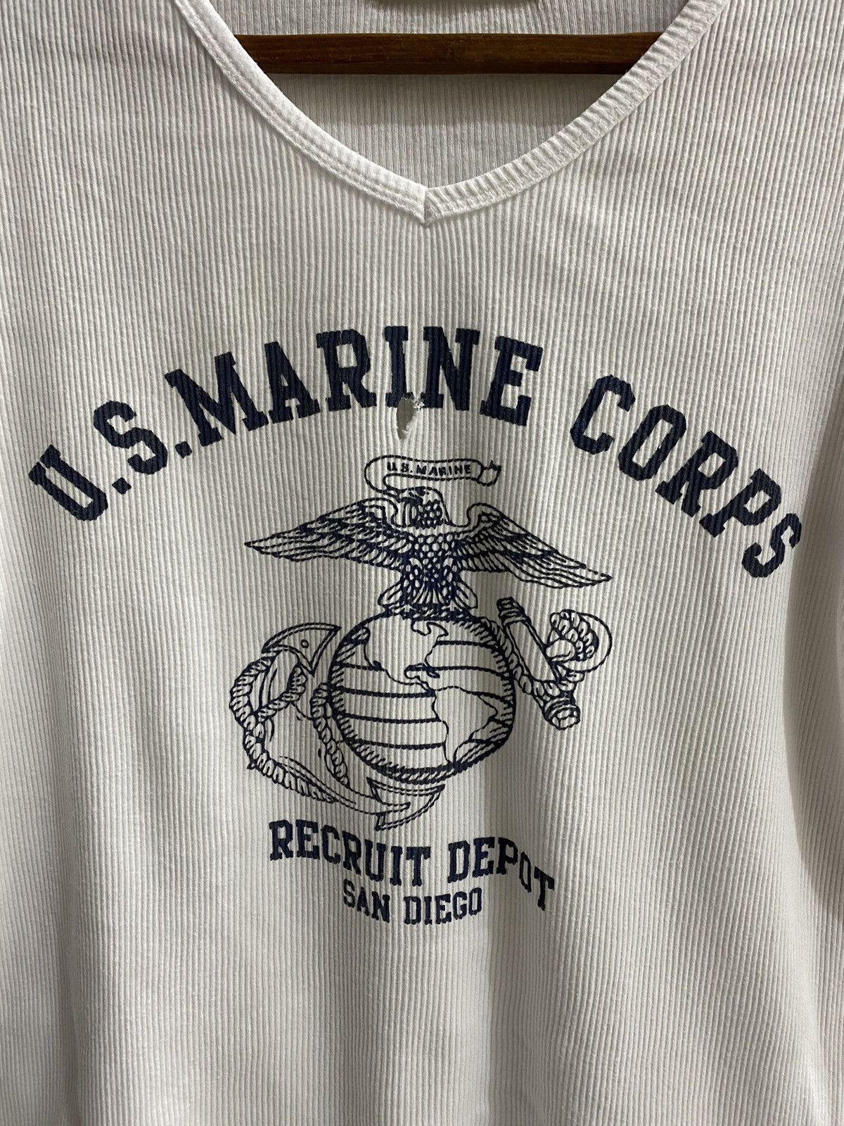 Vintage US MARINE CORPS TSHIRT Size US S / EU 44-46 / 1 - 2 Thumbnail