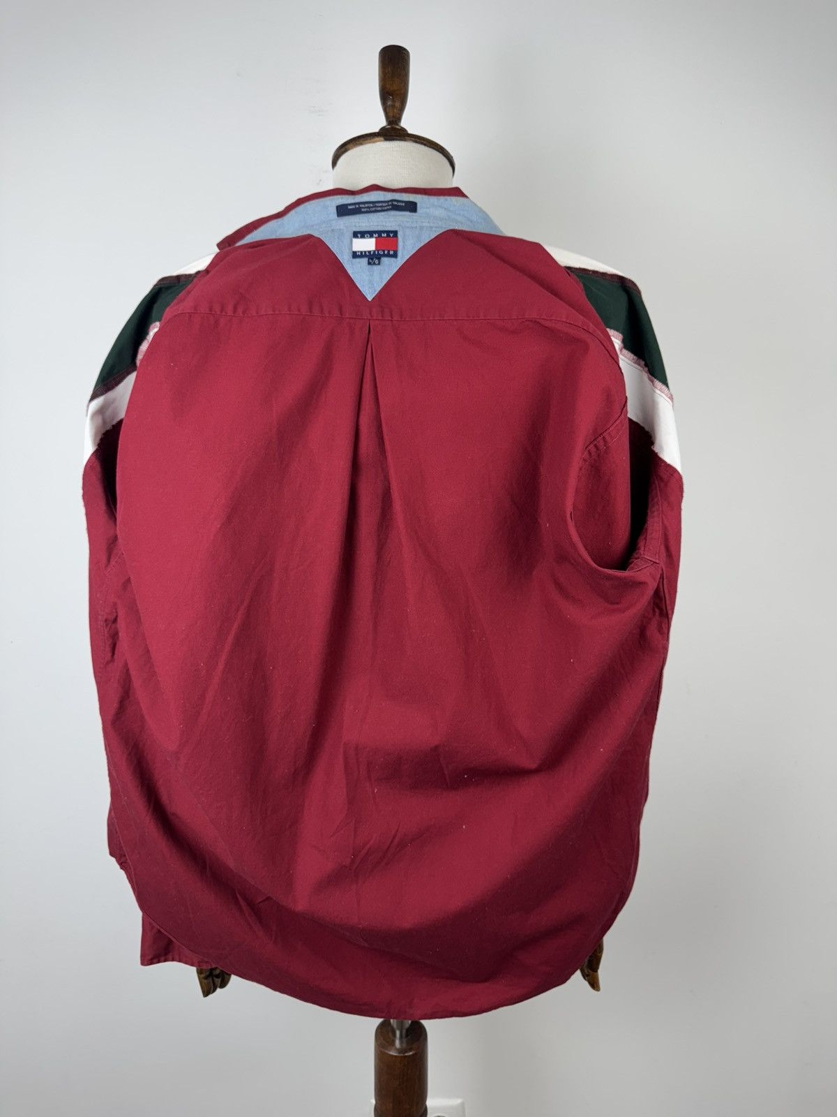 Tommy Hilfiger × Vintage Men’s Vintage Tommy Hilfiger Retro 90’ Long Sleeve Shirt Size US L / EU 52-54 / 3 - 4 Thumbnail