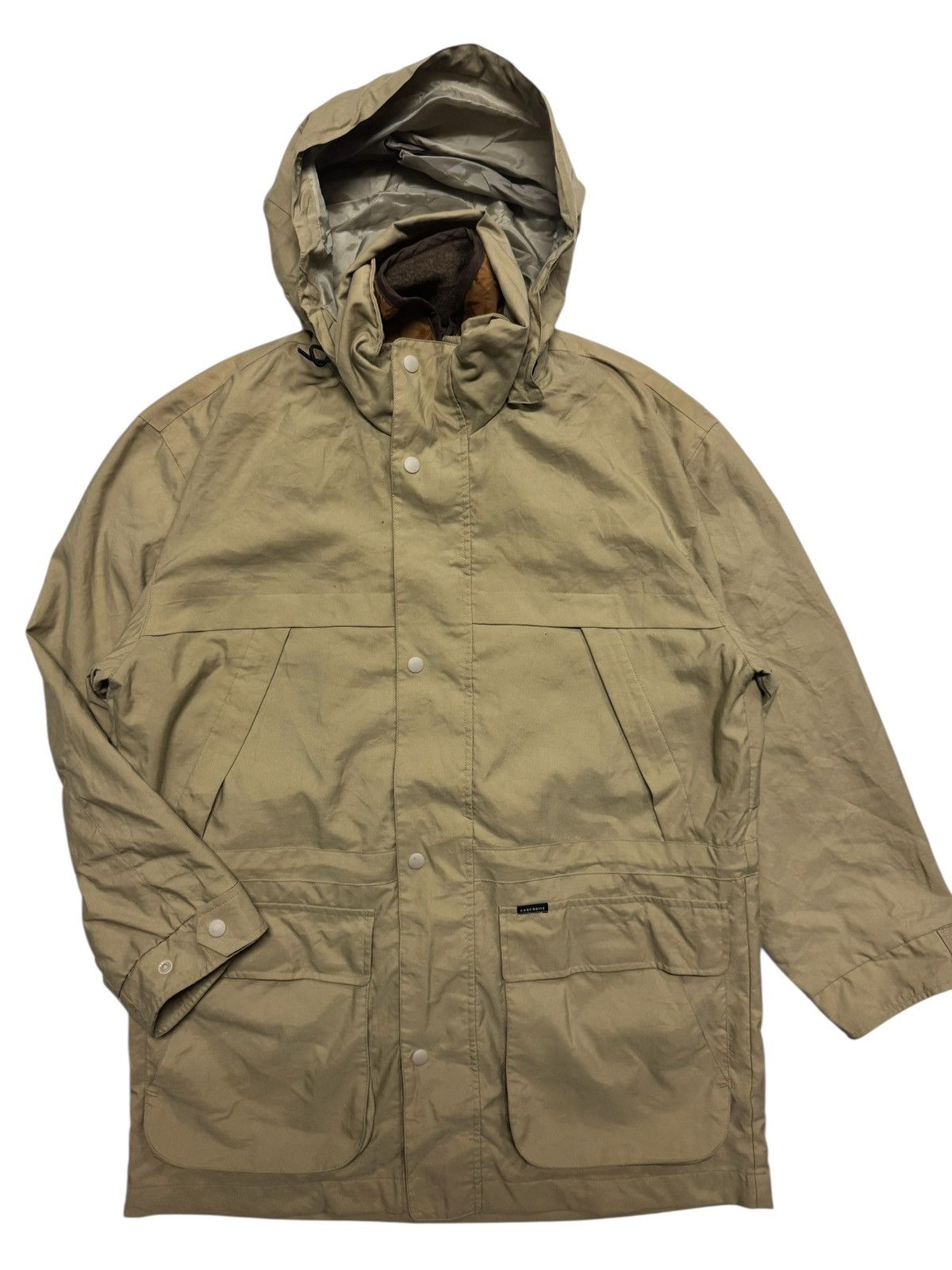 💥90s STYLE CROCODILE MULTIPOCKET POCKET CARGO PARKA JACKET