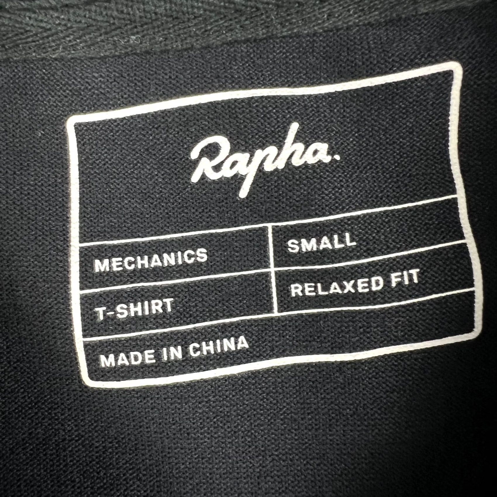 Rapha Rapha Cycling Shirt Short Sleeve Crew Small Mens Black Cotton Size US S / EU 44-46 / 1 - 3 Thumbnail