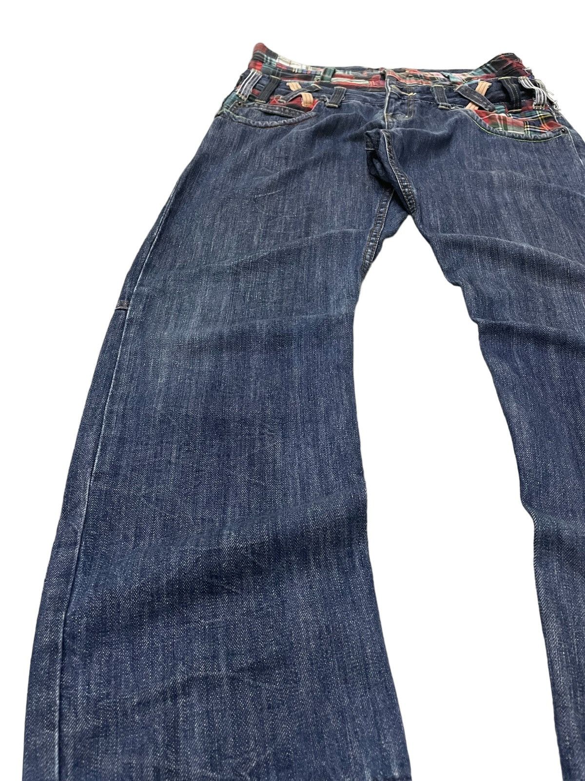 PPFM × semanticdesign Dominate Japan Double Waist Patch Work Double Lined Jeans Size US 32 / EU 48 - 11 Thumbnail