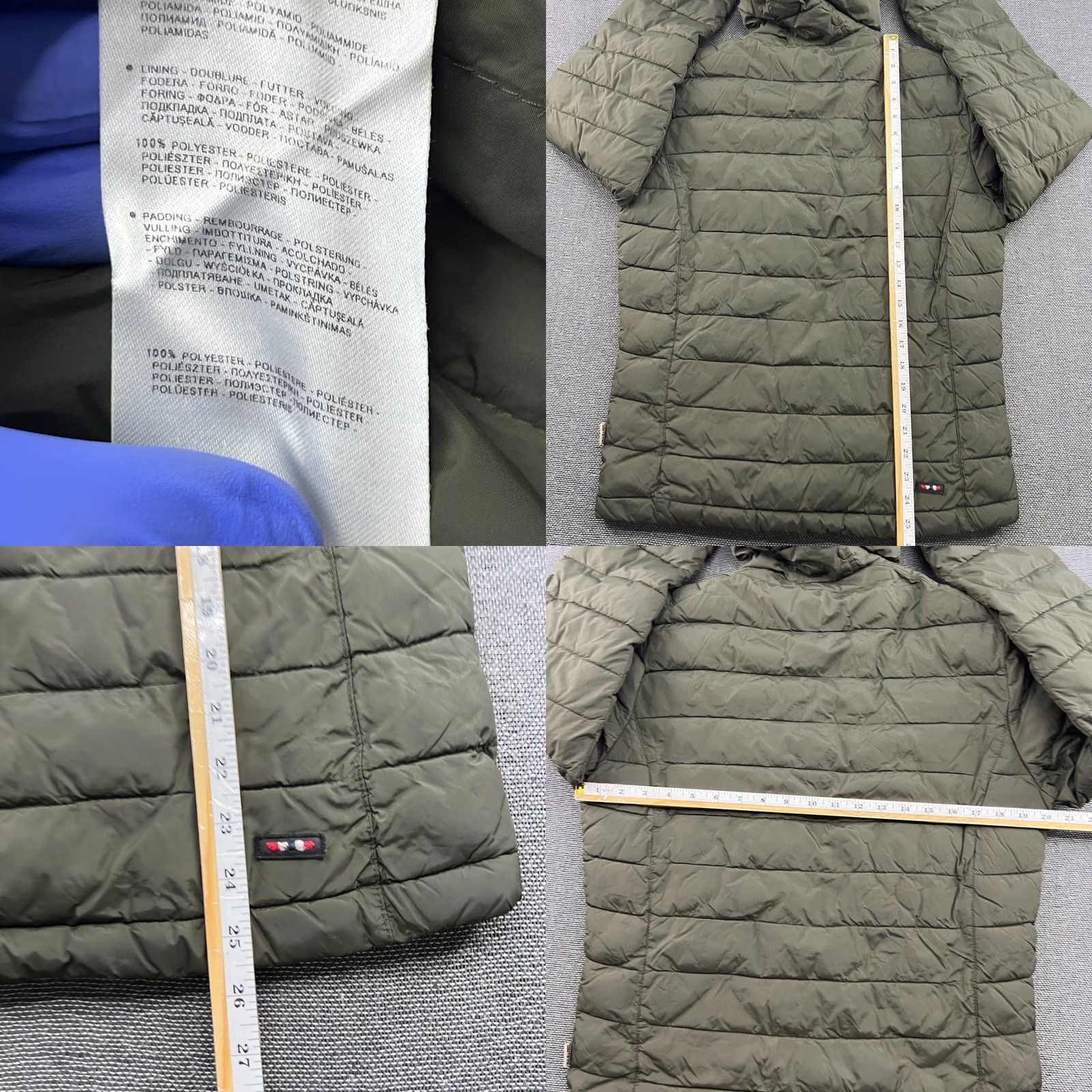 Napapijri Napapijri Puffer Jacket Mens Small Green Full Zip Hooded Insulated Pockets Jacket Size US XL / EU 56 / 4 - 8 Thumbnail