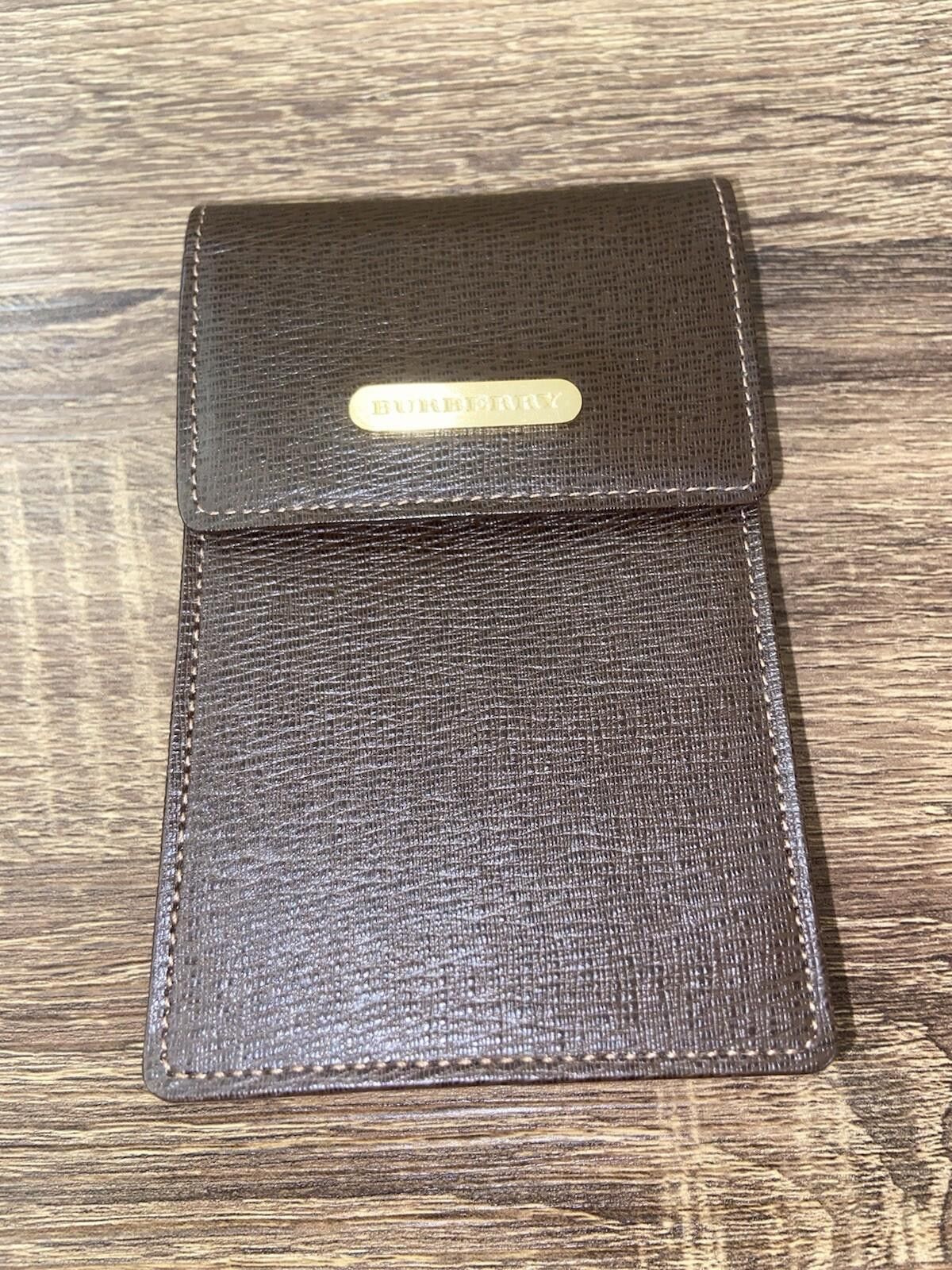Burberry Burberry nova check brown leather cigarette case multi pouch Size ONE SIZE - 2 Thumbnail