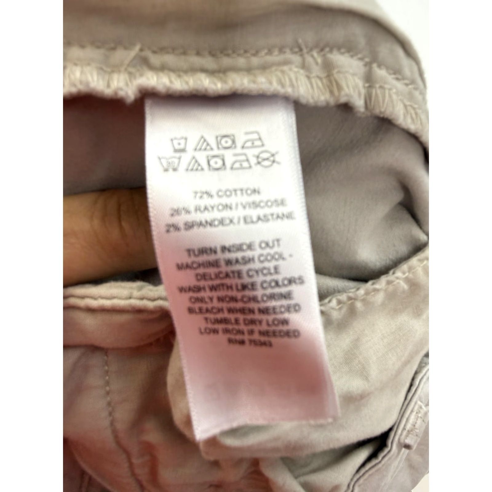 Vintage Daniel Hechter Pants Mens 36x28 Gray Chino Straight Flat Front Stretch Casual Size US 36 / EU 52 - 5 Thumbnail