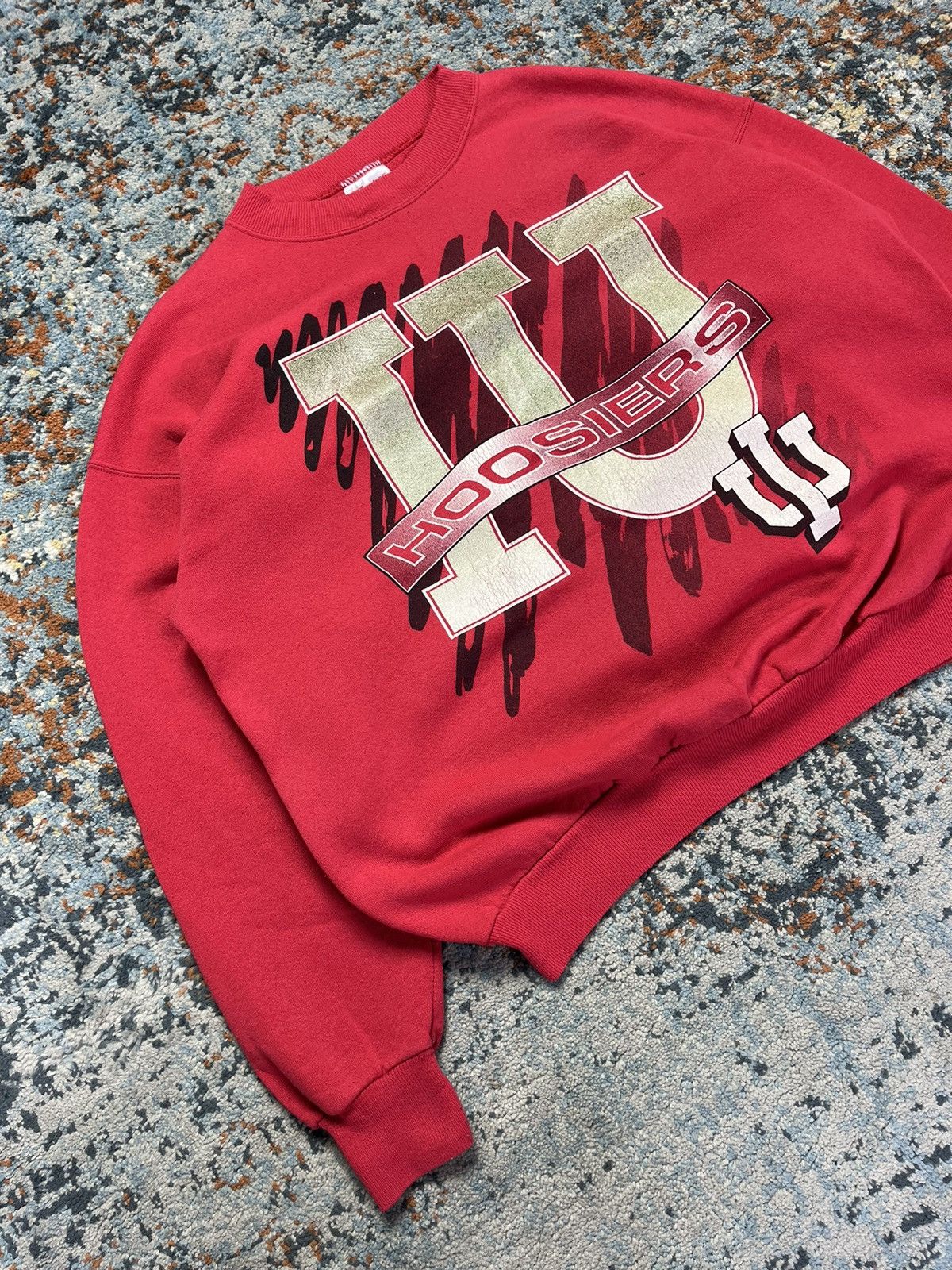 NBA × Vintage Vintage 90s NBA Indiana Hoosiers graphic sweatshirt Size US L / EU 52-54 / 3 - 2 Thumbnail