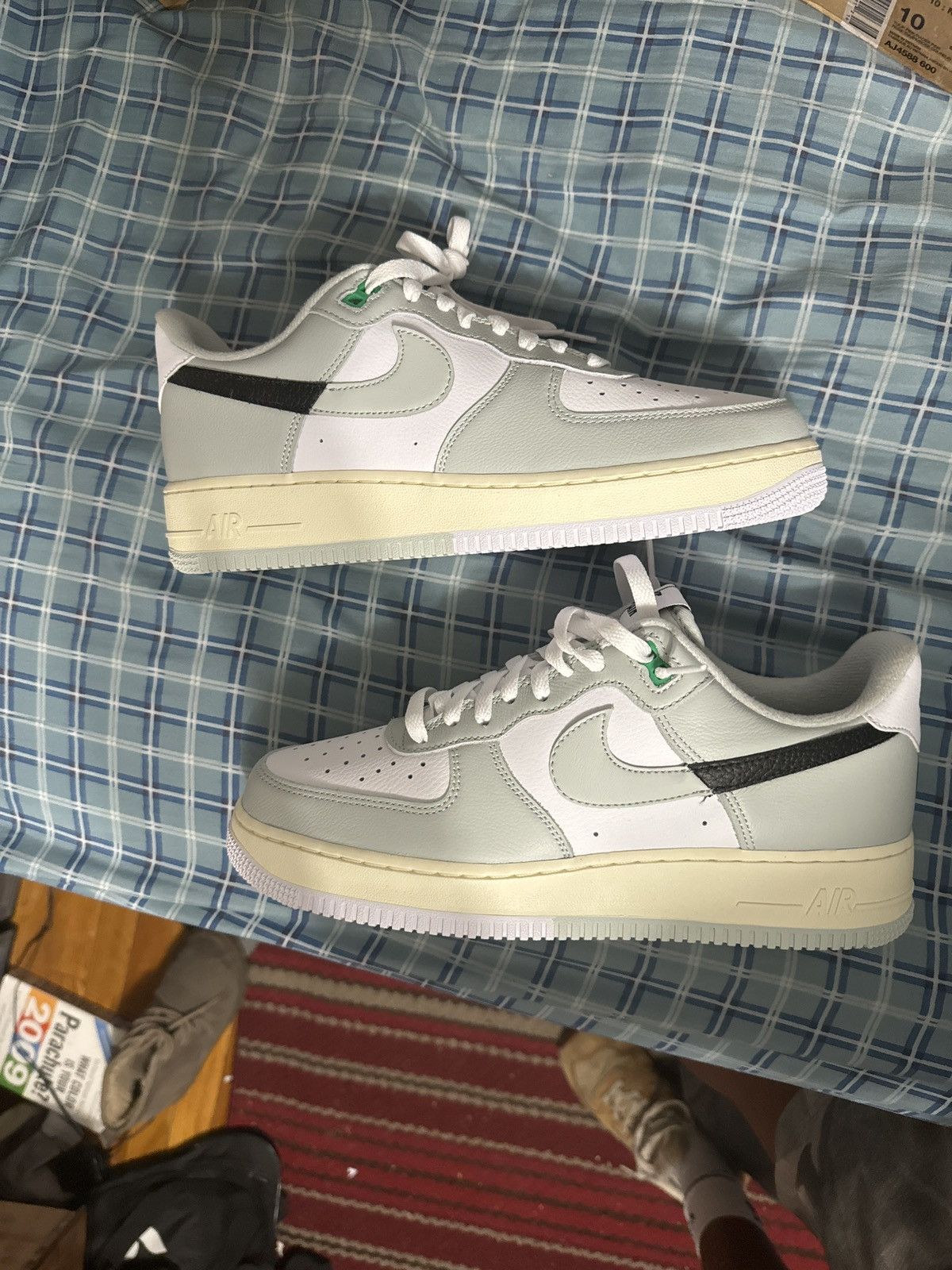 Nike Air Force One split light silver Size US 10 / EU 43 - 6 Thumbnail
