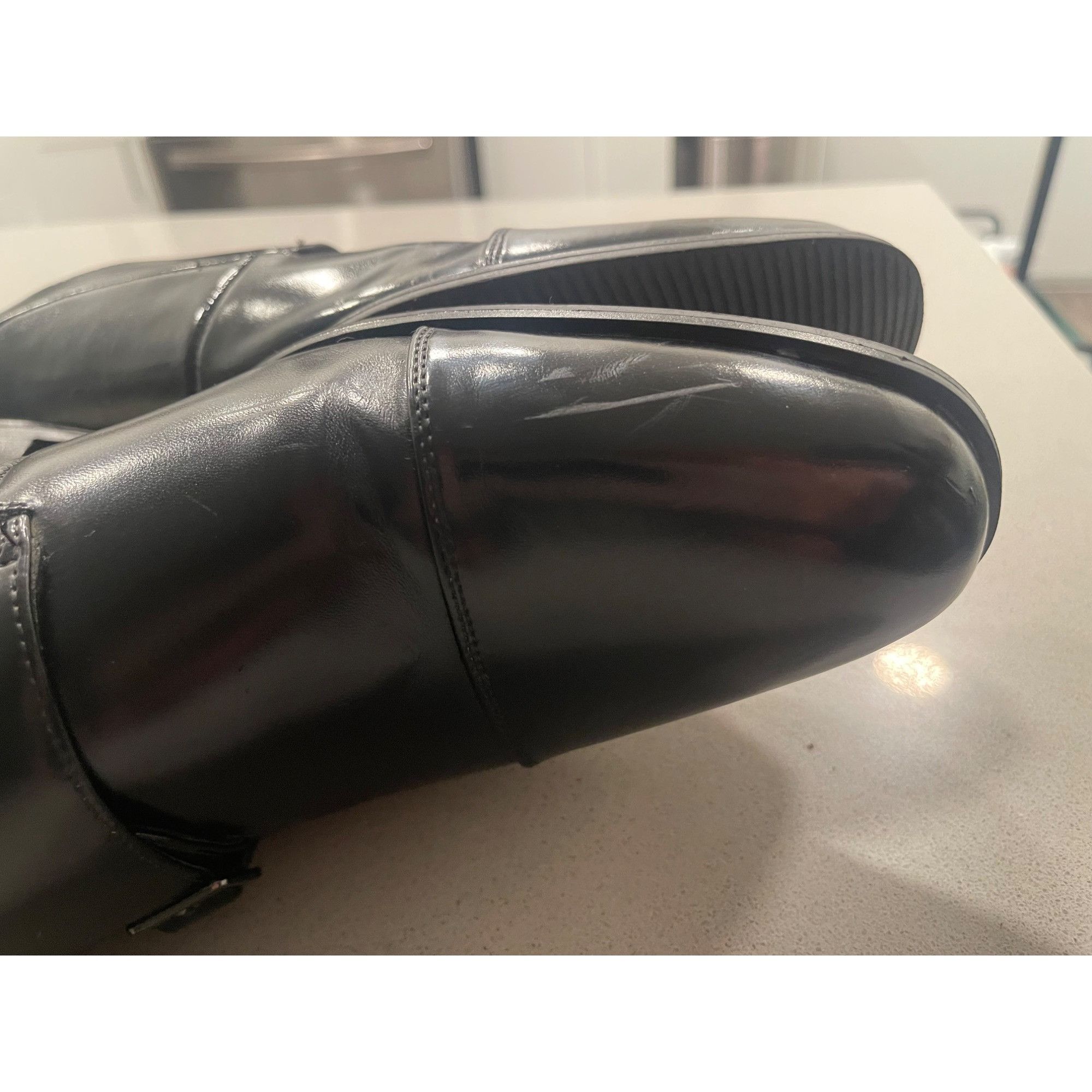Stacy Adams Stacy Adams Gordon Cap Toe Monk Strap Sz 10 M Size US 10 / EU 43 - 5 Thumbnail