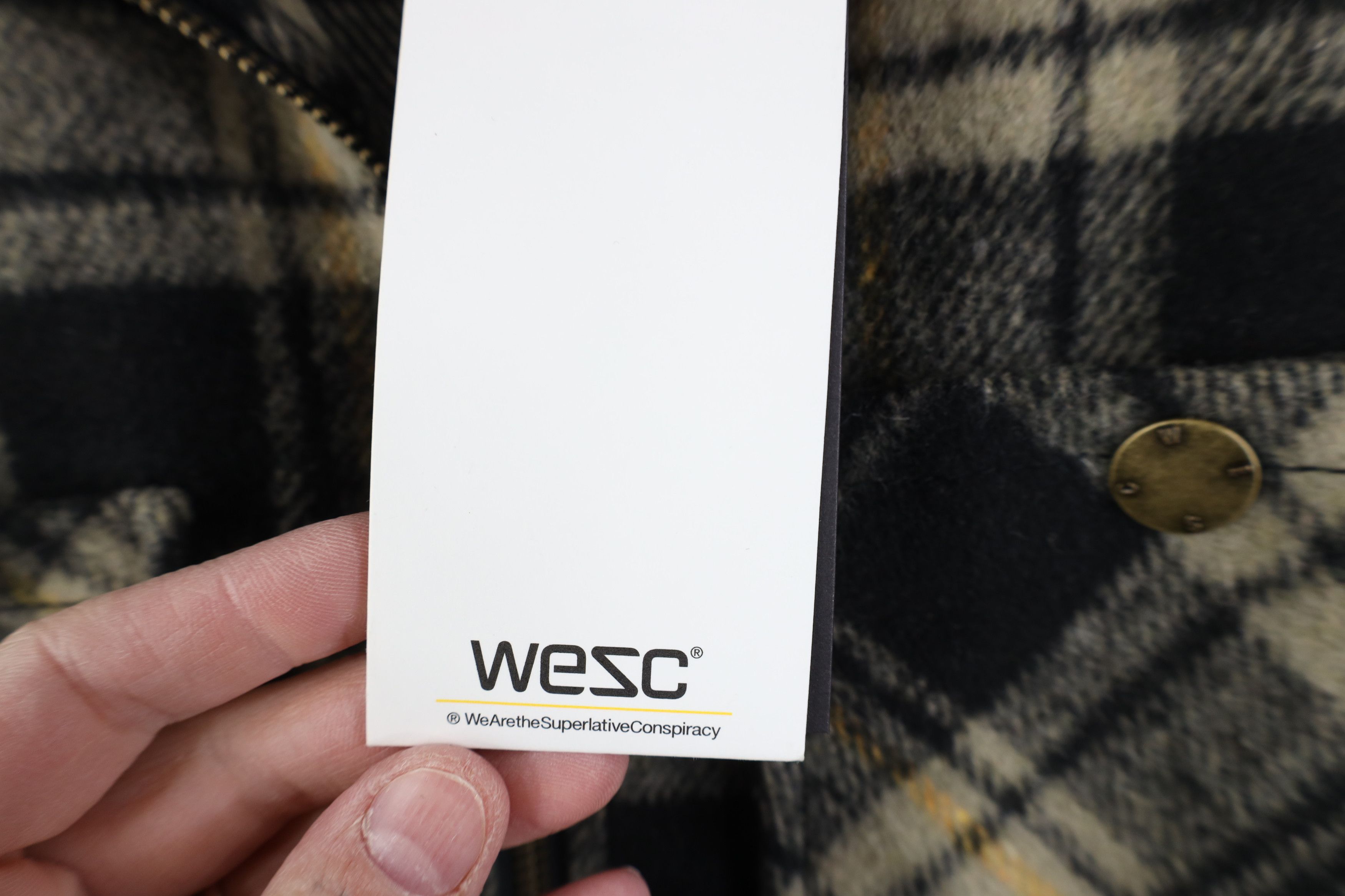 Vintage New WESC We Are the Superlative Conspiracy Shirt Jacket Jac Size US S / EU 44-46 / 1 - 5 Thumbnail