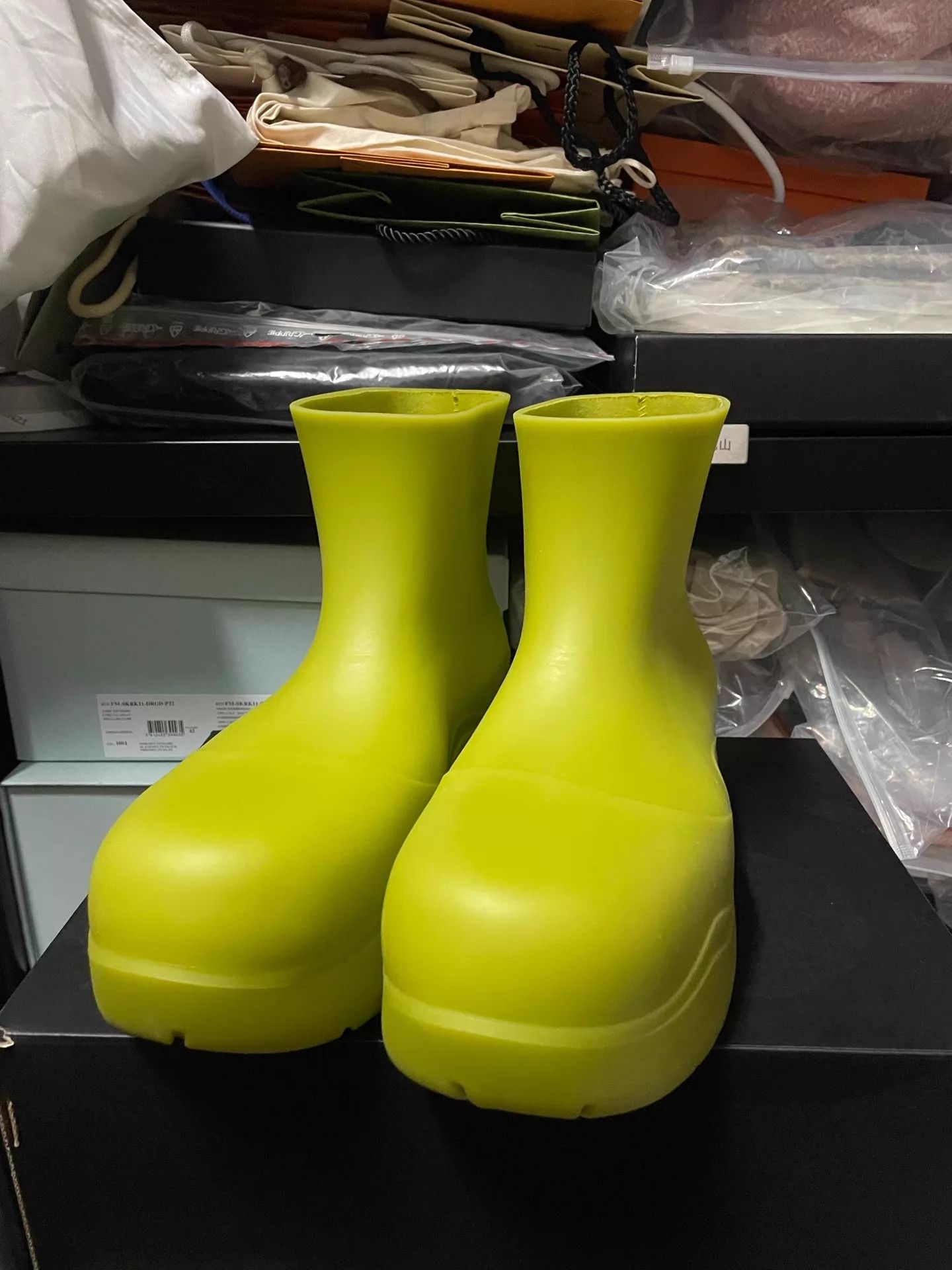 Bottega Veneta BV rain boots avocado green size 41 Size US 8 / EU 41 - 2 Thumbnail