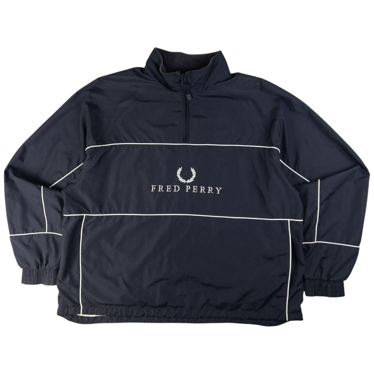 Fred Perry Vintage Fred Perry Q Zip Jacket Size XL Size US XL / EU 56 / 4 - 1 Thumbnail