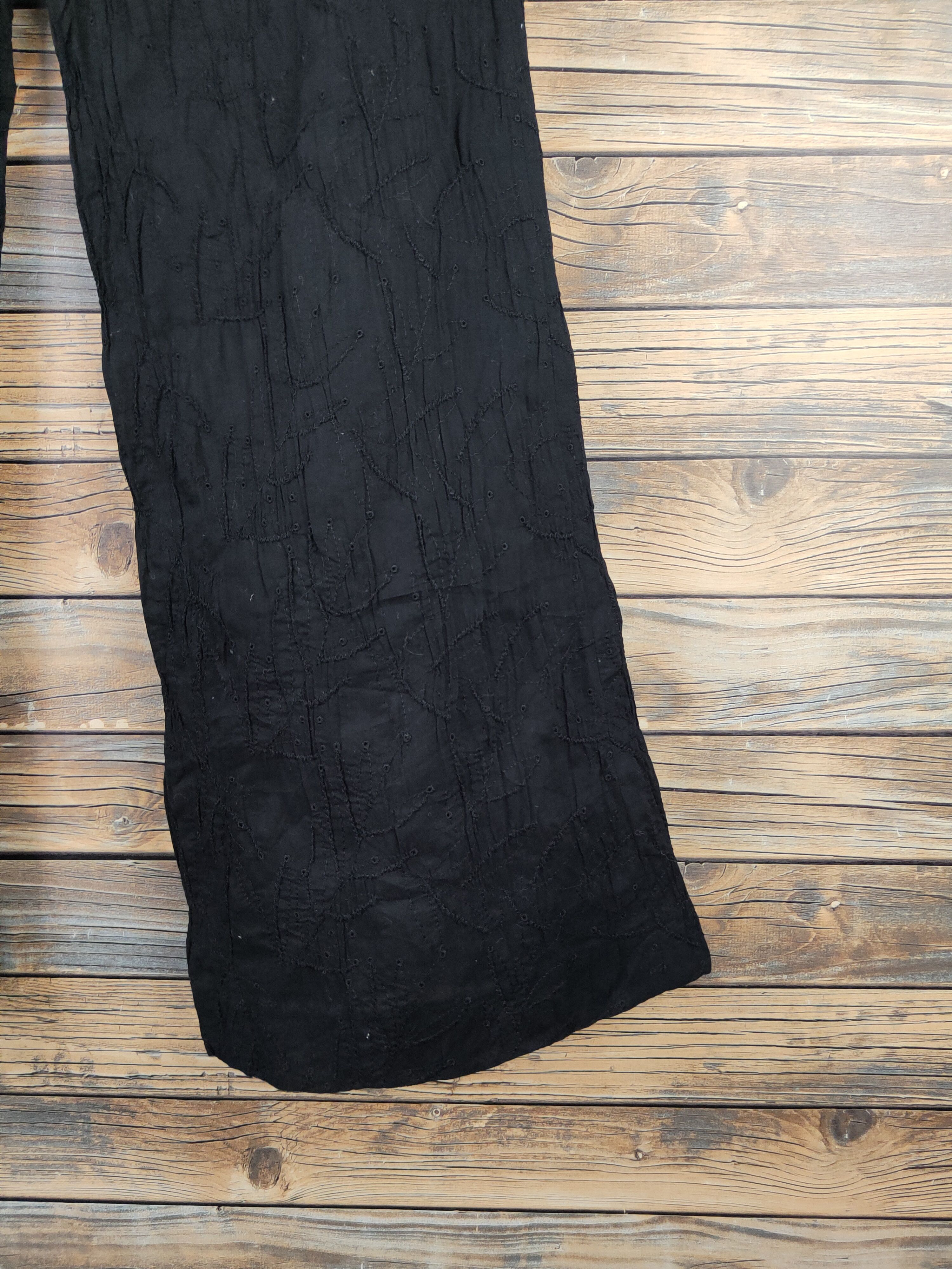 Japanese Brand DL Cosa-Nostra Black Multipocket Cargo Pants #46-063 Size 26" / US 2 / IT 38 - 11 Thumbnail