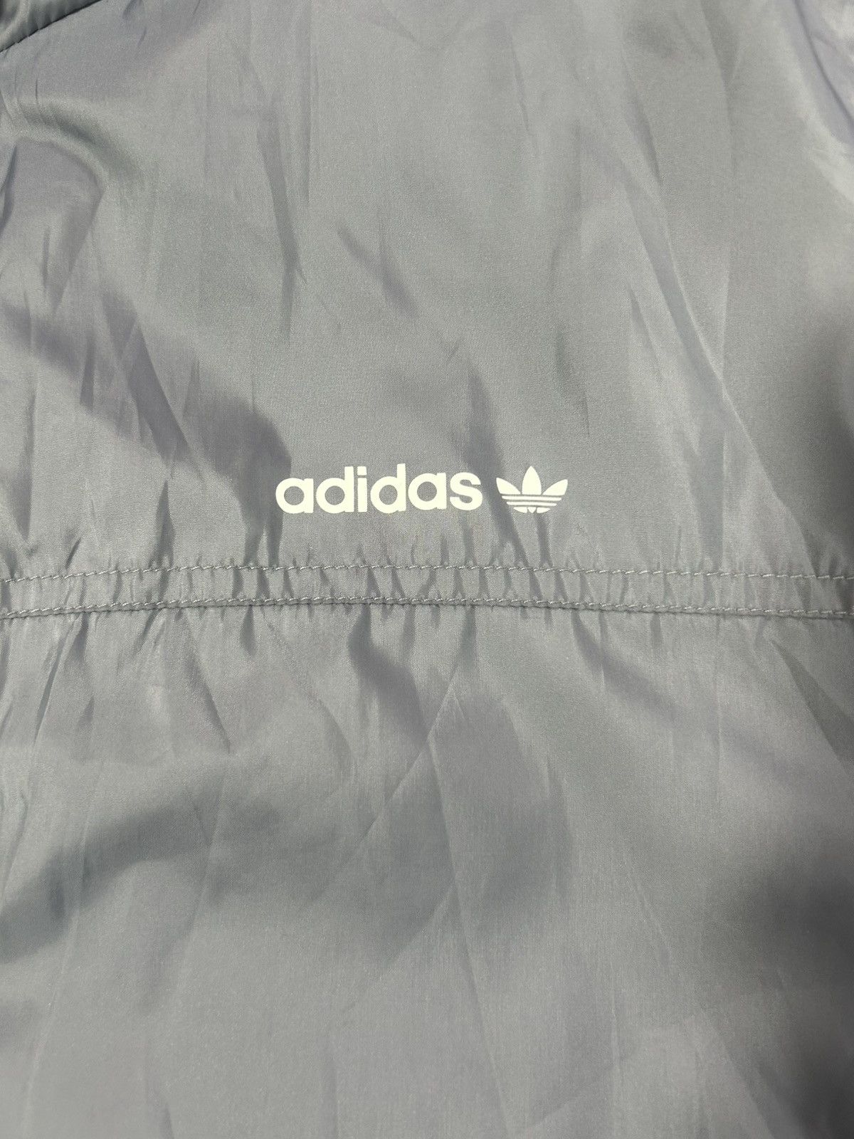 Adidas MENS XL ADIDAS HOODY L/WEIGHT GREY PADDED PUFFER COAT/JACKET Size US XL / EU 56 / 4 - 2 Thumbnail