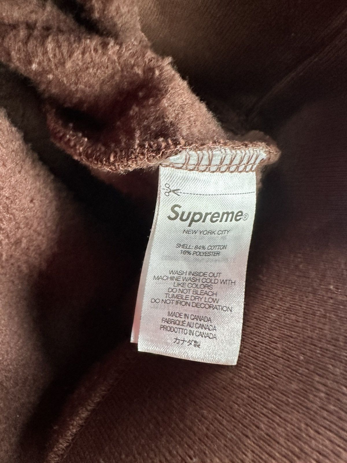 Supreme SS22 Supreme Bling Box Logo Brown Hoodie Sweater Medium Size US M / EU 48-50 / 2 - 7 Thumbnail