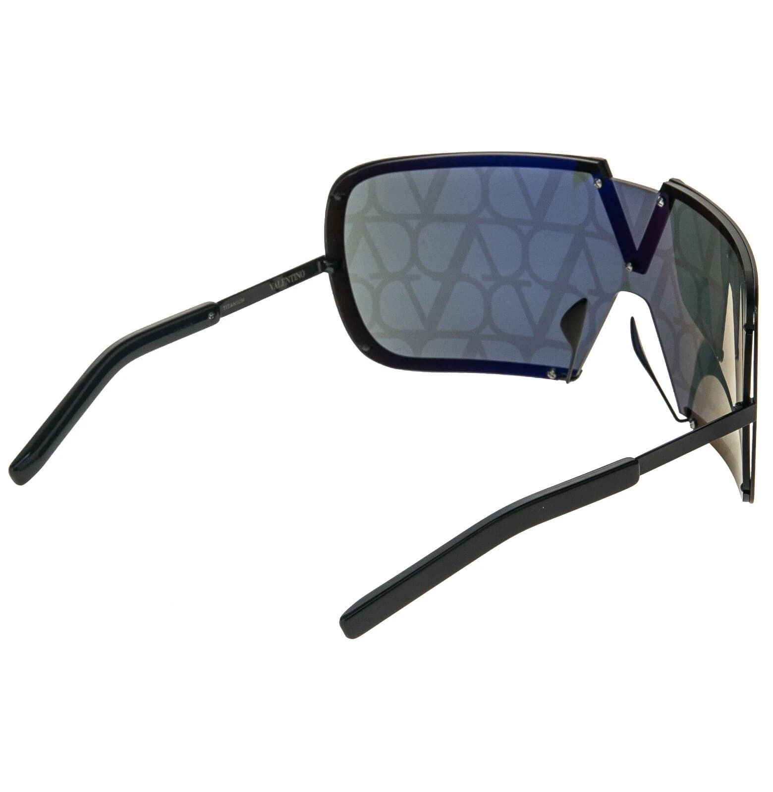 Valentino VALENTINO V Romask VLS120 Black Mirror VLS 120D Sunglasses Size ONE SIZE - 7 Thumbnail