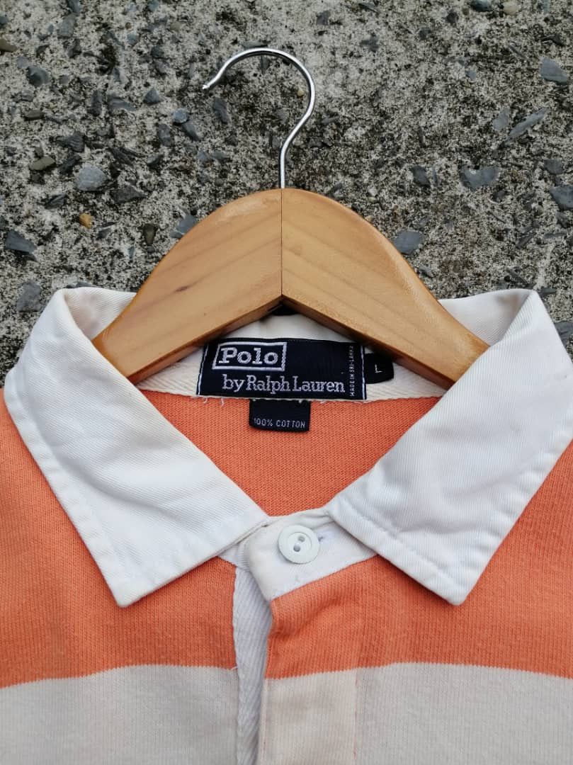 Polo Ralph Lauren Polo Ralph Lauren Polo Rugby Longsleeve Shirt Size US L / EU 52-54 / 3 - 8 Thumbnail
