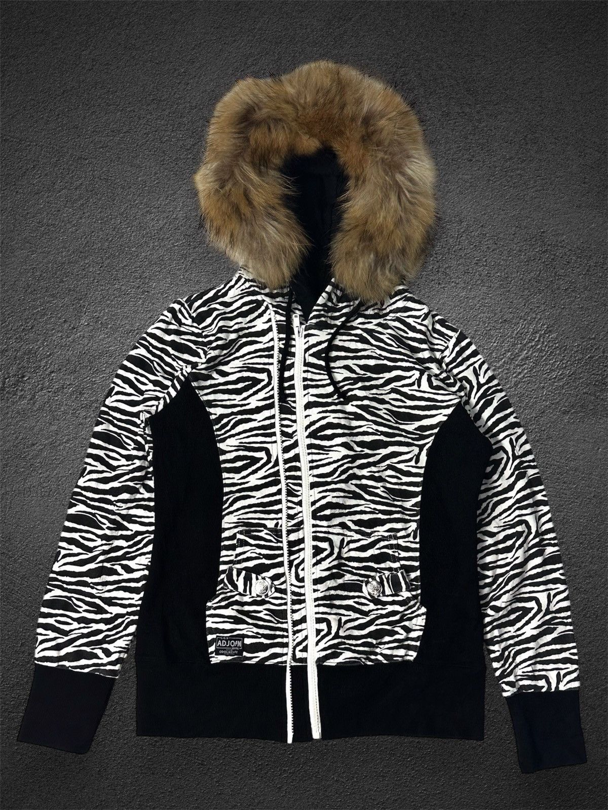If Six Was Nine × Japanese Brand × Le Grande Bleu (L.G.B.) Fur Hoodie Double Zipper Adjon lgb style Size US S / EU 44-46 / 1 - 1 Thumbnail