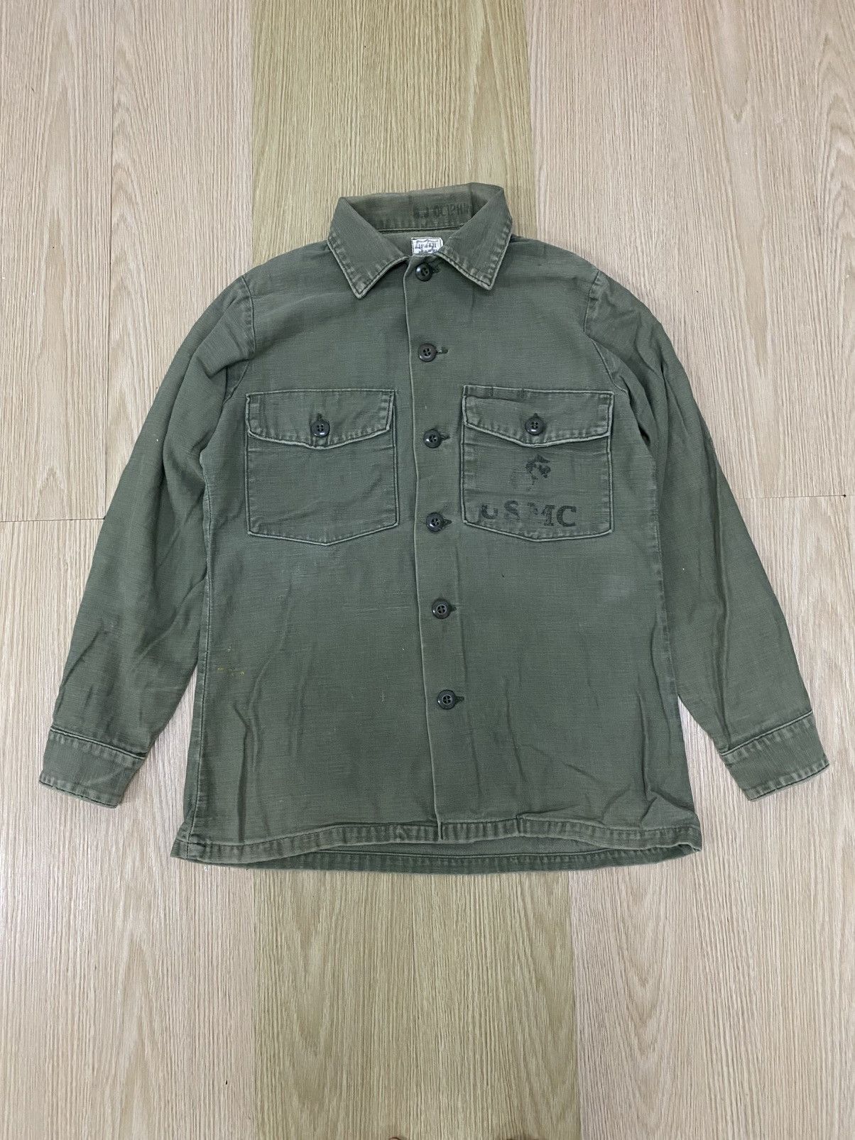 Vintage Vintage og 107 sateen utility military button ups Size US M / EU 48-50 / 2 - 1 Thumbnail