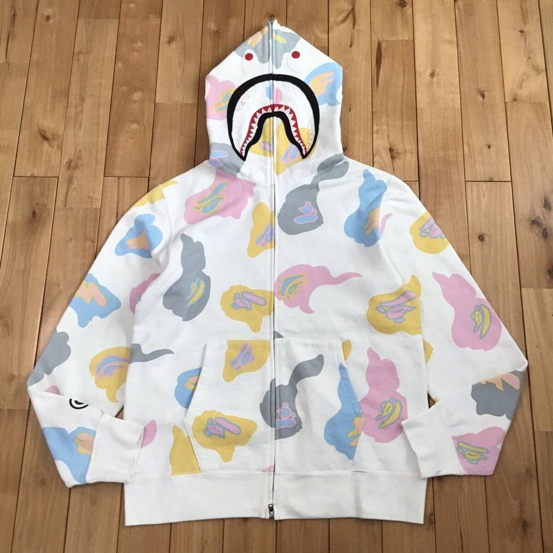 トップス A BATHING APE COACH SHARK HOODIE BAPE M COACH® | COACH®: Bape X Coach Shark Full Zip Hoodie