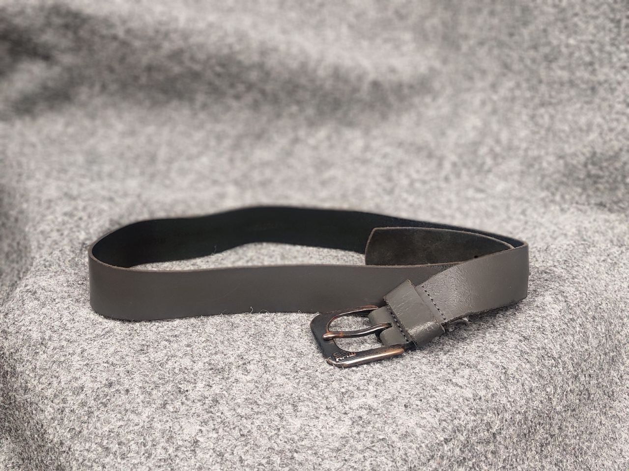 G-Star G Star raw Gray Leather Mini Logo Vintage Style Belt Y2K Size ONE SIZE - 5 Thumbnail