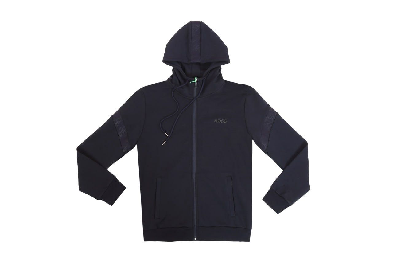 Hugo Boss Boss Logo Detail Zip Tracksuit Set Dark Blue Size L Size US L / EU 52-54 / 3 - 3 Thumbnail