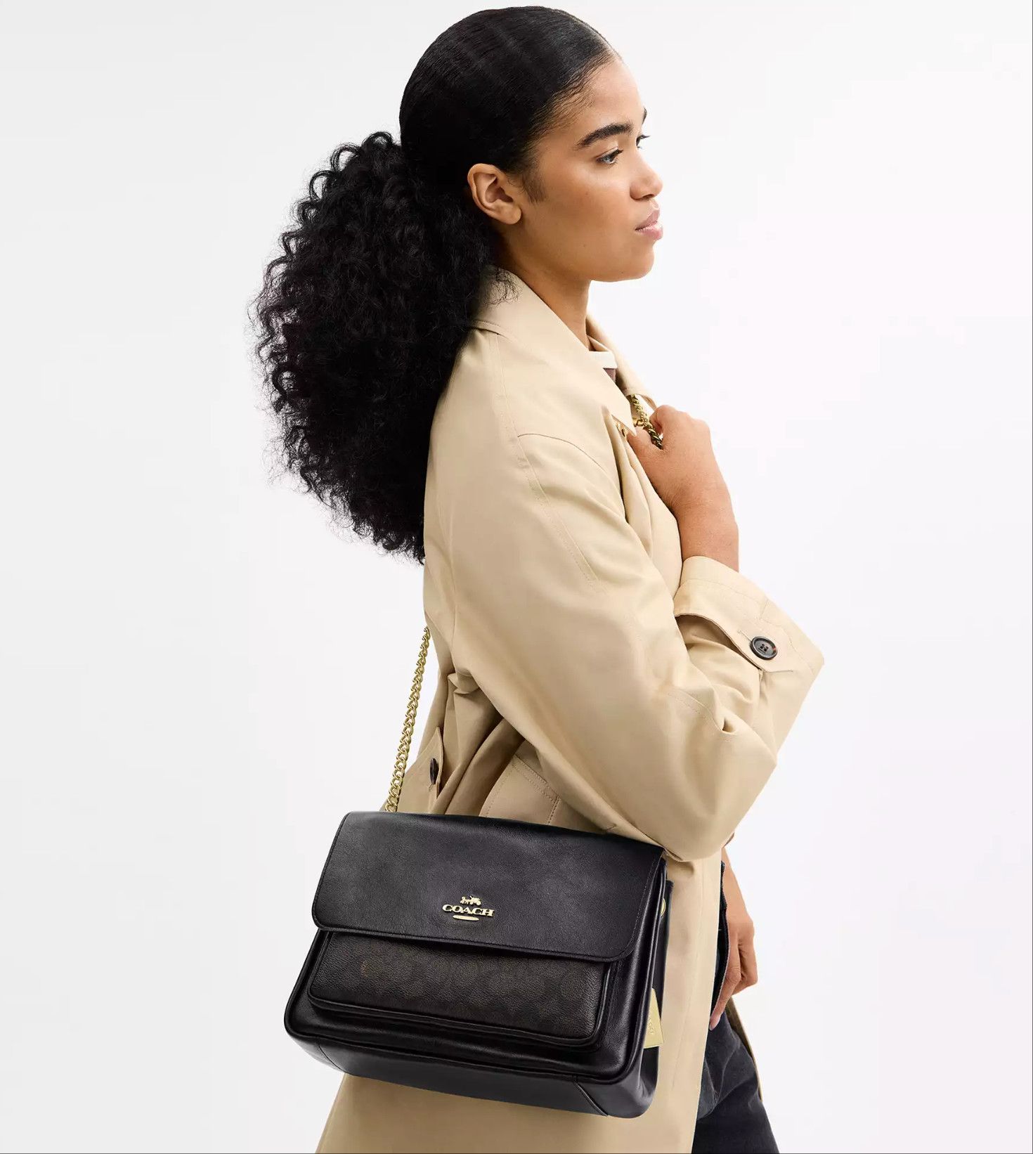 Coach Elodie Crossbody Bag In Signature Canvas CCF10 Size ONE SIZE - 12 Thumbnail