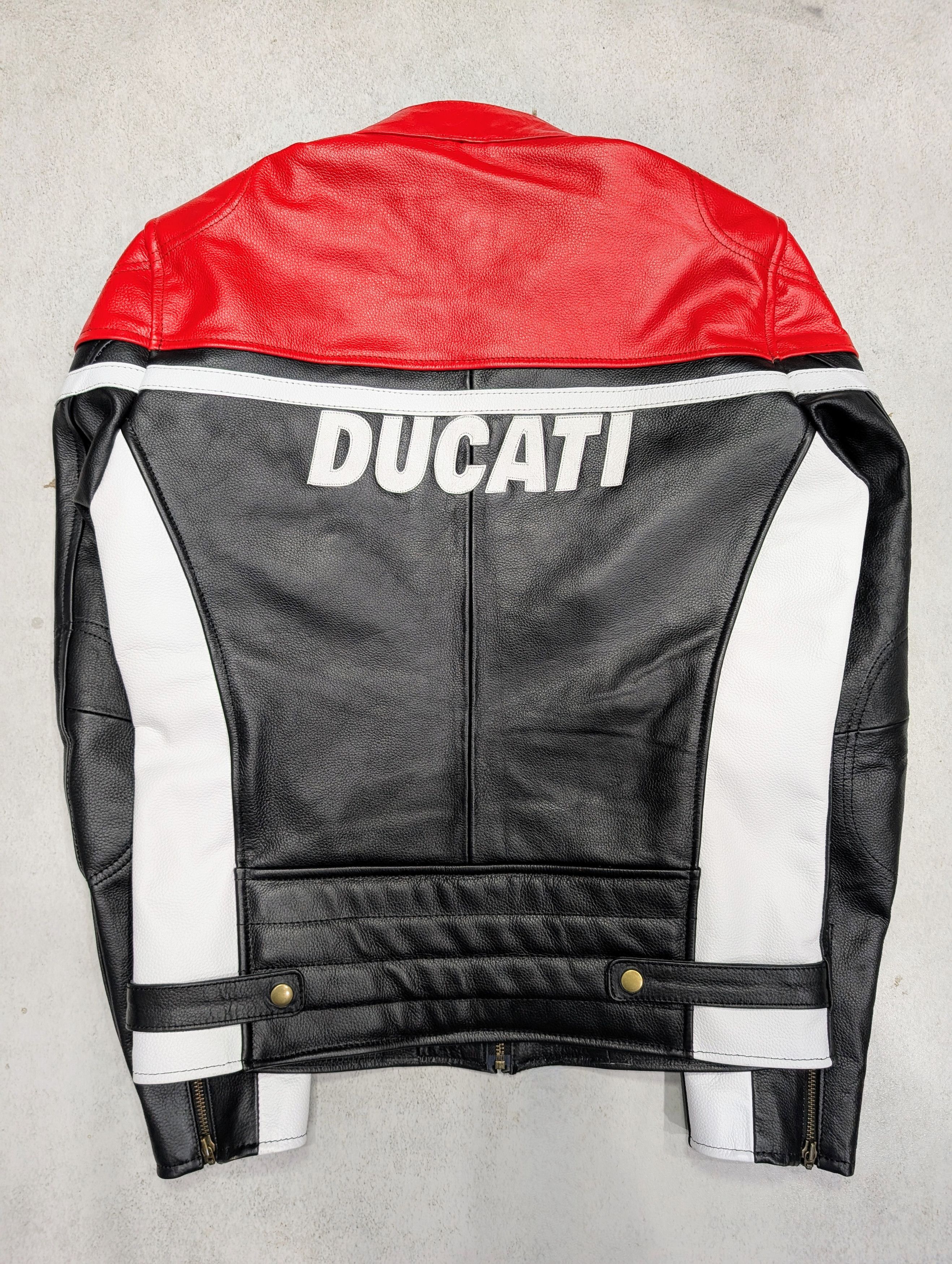 Ducati 💥 Ducati 💥 Motorcycle Leather Jacket Biker Streetwear Size US M / EU 48-50 / 2 - 5 Thumbnail
