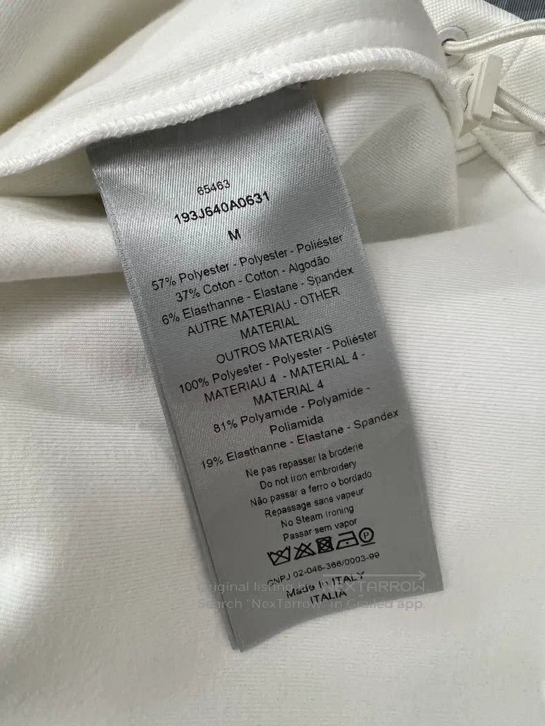 Dior Dior Gray old flower stitching hooded windbreaker jacket Size US M / EU 48-50 / 2 - 6 Thumbnail