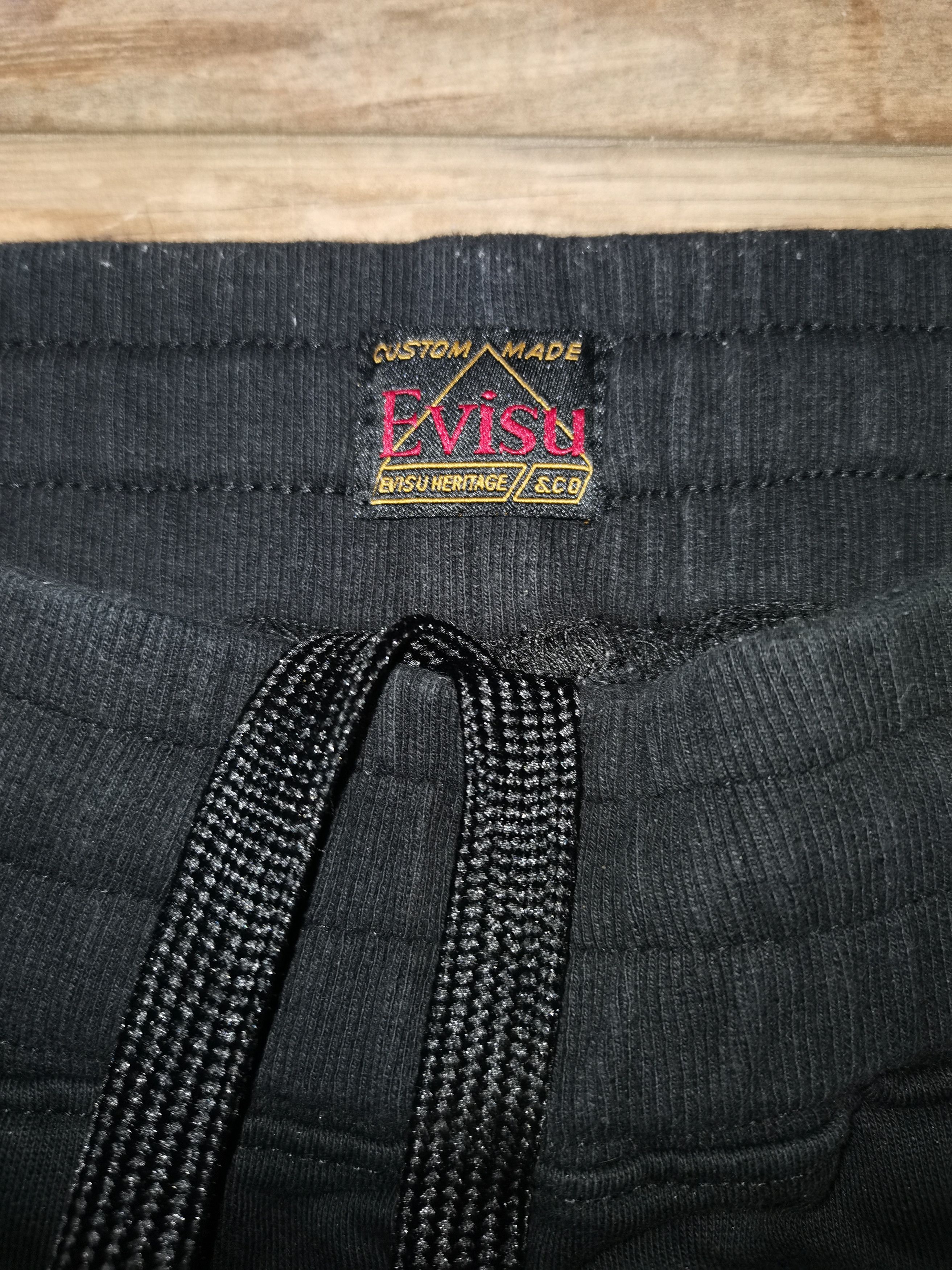 Evisu EVISU DARUMA EBISU AND TIGER DAICOCK PRINTED SWEAT SHORTS Size US 33 - 11 Thumbnail