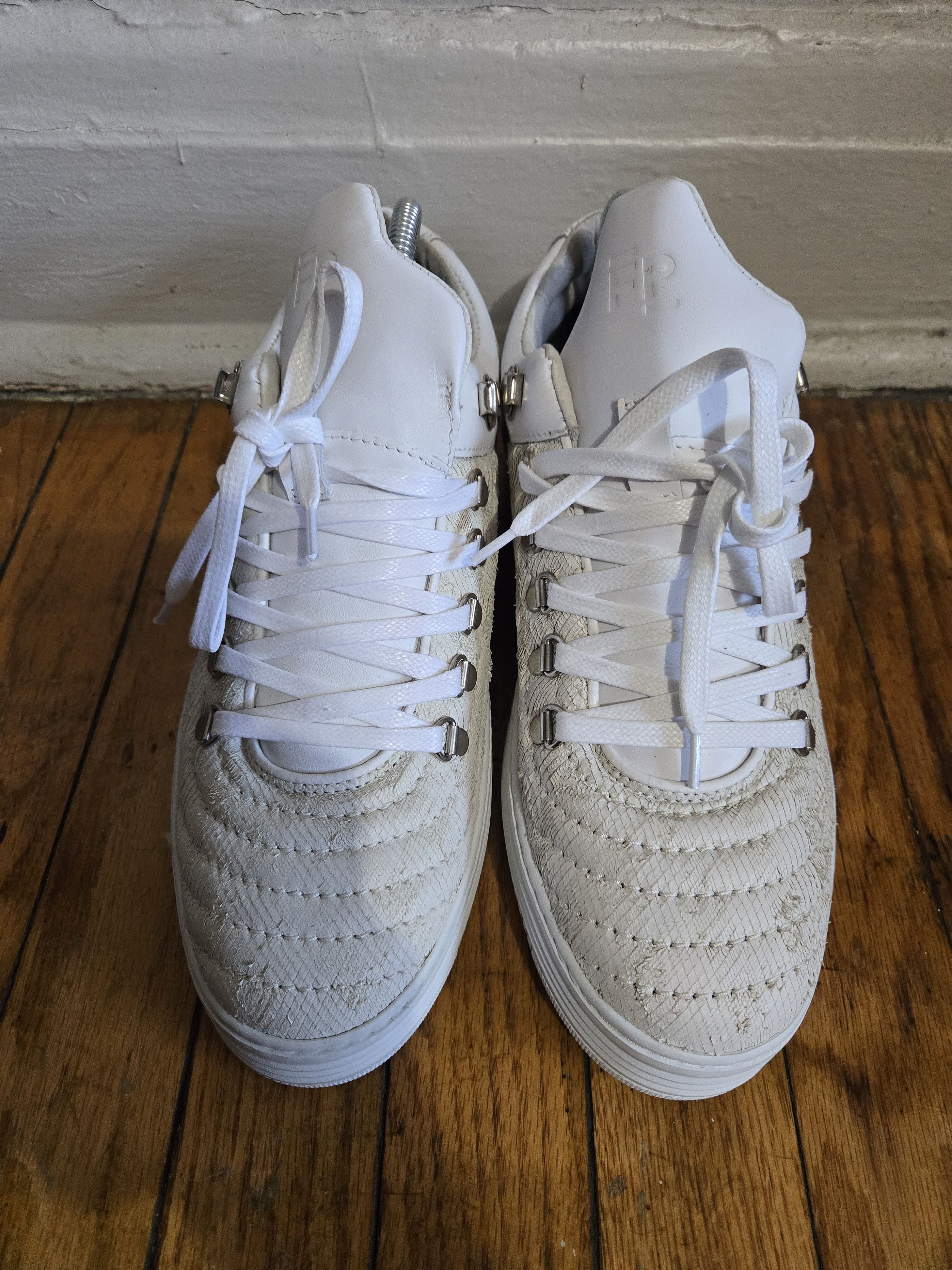 Filling Pieces Filling Pieces US8/41EU Mountain Cut Quilted Hairy White Size US 8 / EU 41 - 3 Thumbnail