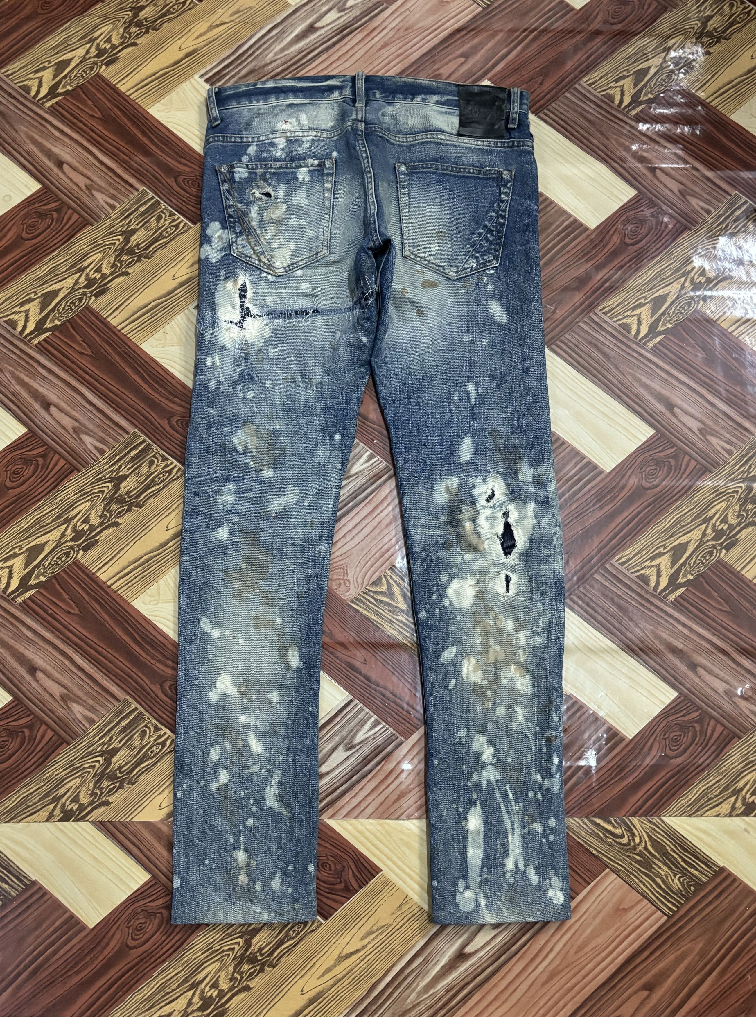 Fagassent Toshiki Aoki FAGASSENT TOSHIKI AOKI BLEACH DESTROYED DENIM JEANS Size US 32 / EU 48 - 8 Thumbnail