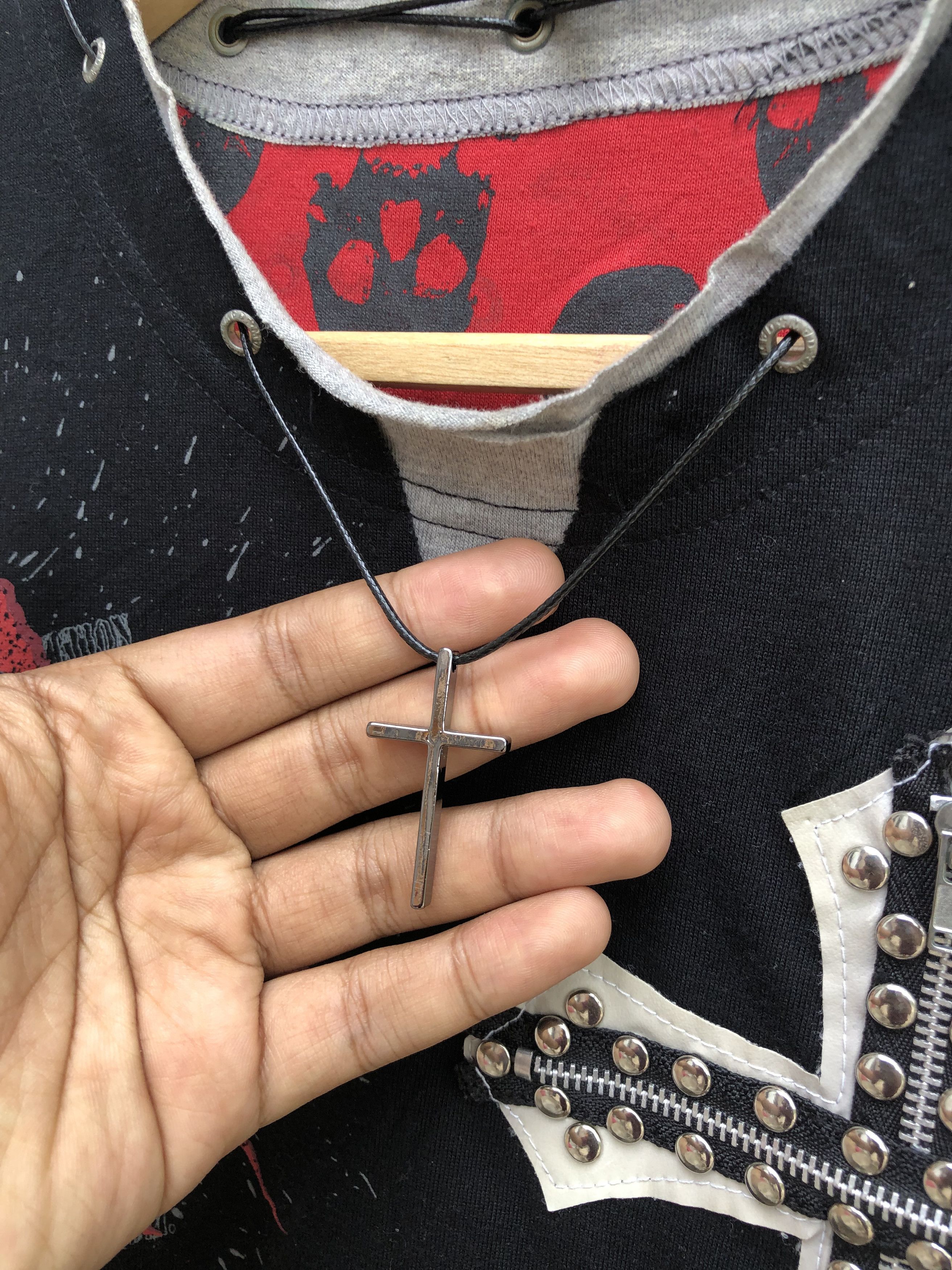 If Six Was Nine Mad Punks Gothic Longsleeve with cross necklace Size M / US 6-8 / IT 42-44 - 9 Thumbnail