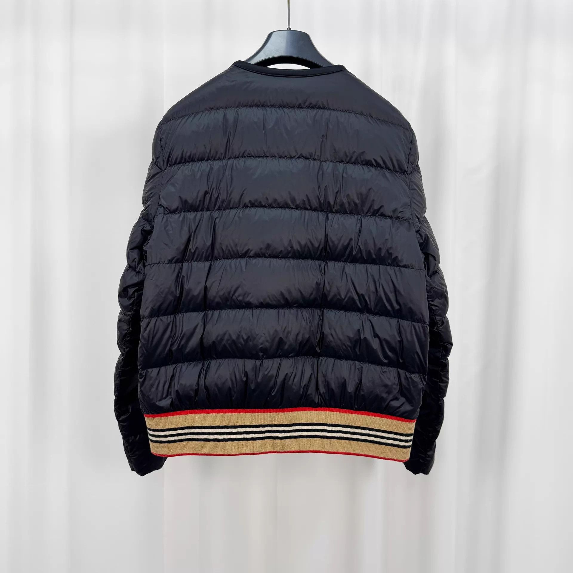 Burberry Burberry Check Webbing Puffer Jacket L 99 New Size L / US 10 / IT 46 - 2 Thumbnail