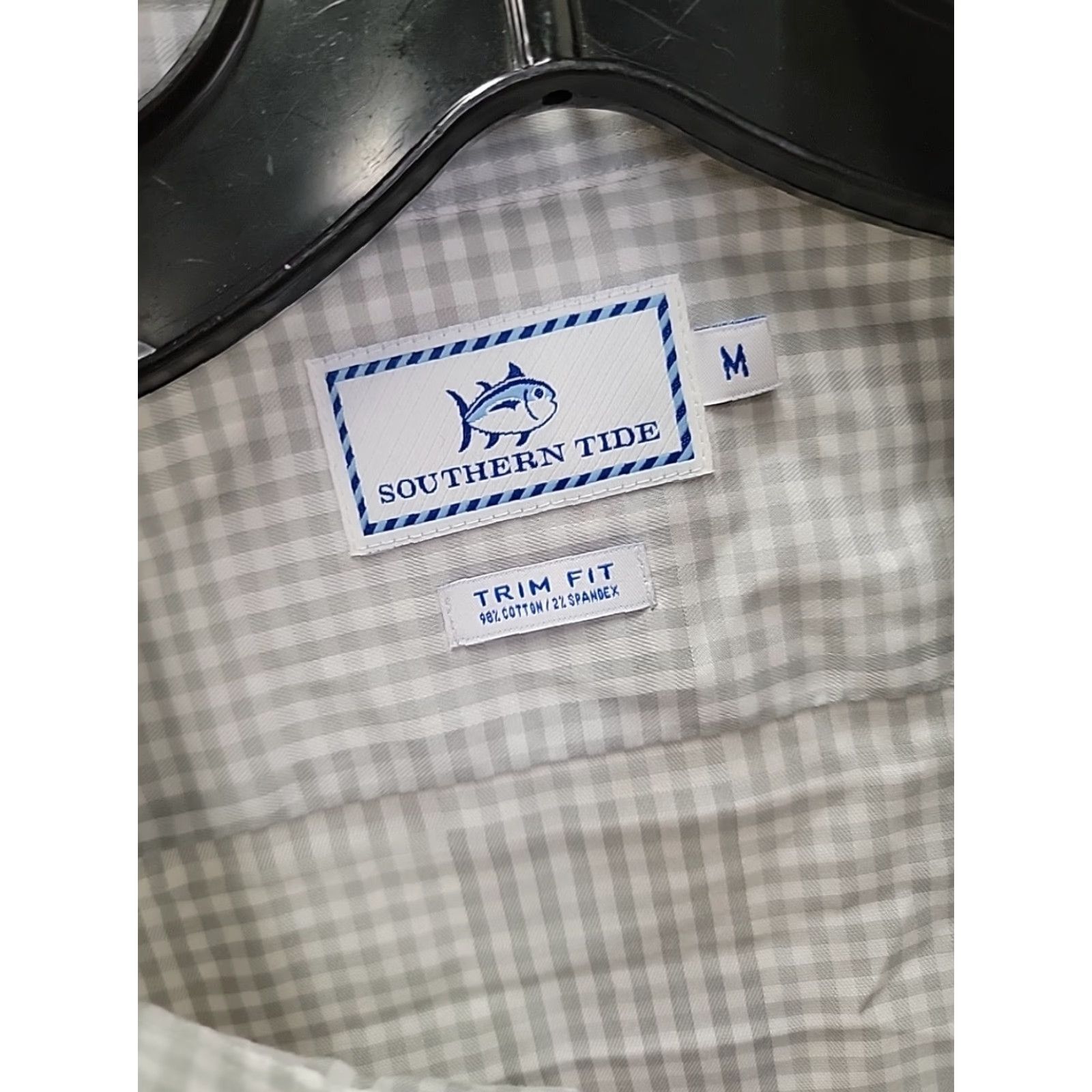 Southern Tide NWT Southern Tide Mens M Short Sleeve Button Down Shirt Trim Fit Shirt Size US M / EU 48-50 / 2 - 4 Thumbnail