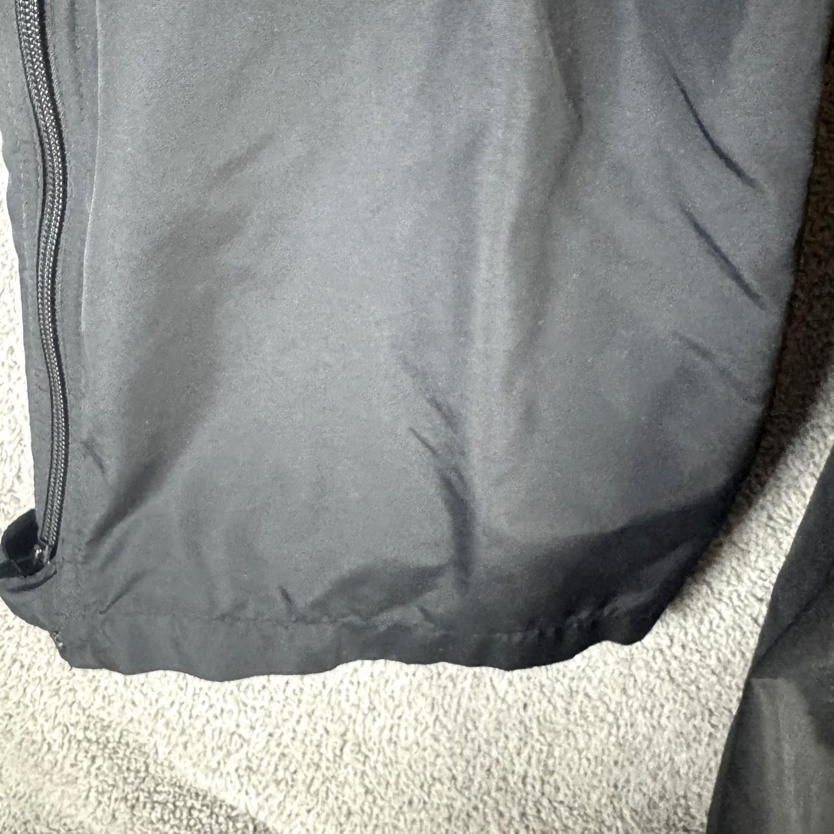 Vintage L.L.Bean Rain Pants Mens 2XLT Black Nylon Water Resistant Zip Side Hiking Pants Weather Resistant Outdoorsmen Trekking Size US 39 - 5 Thumbnail
