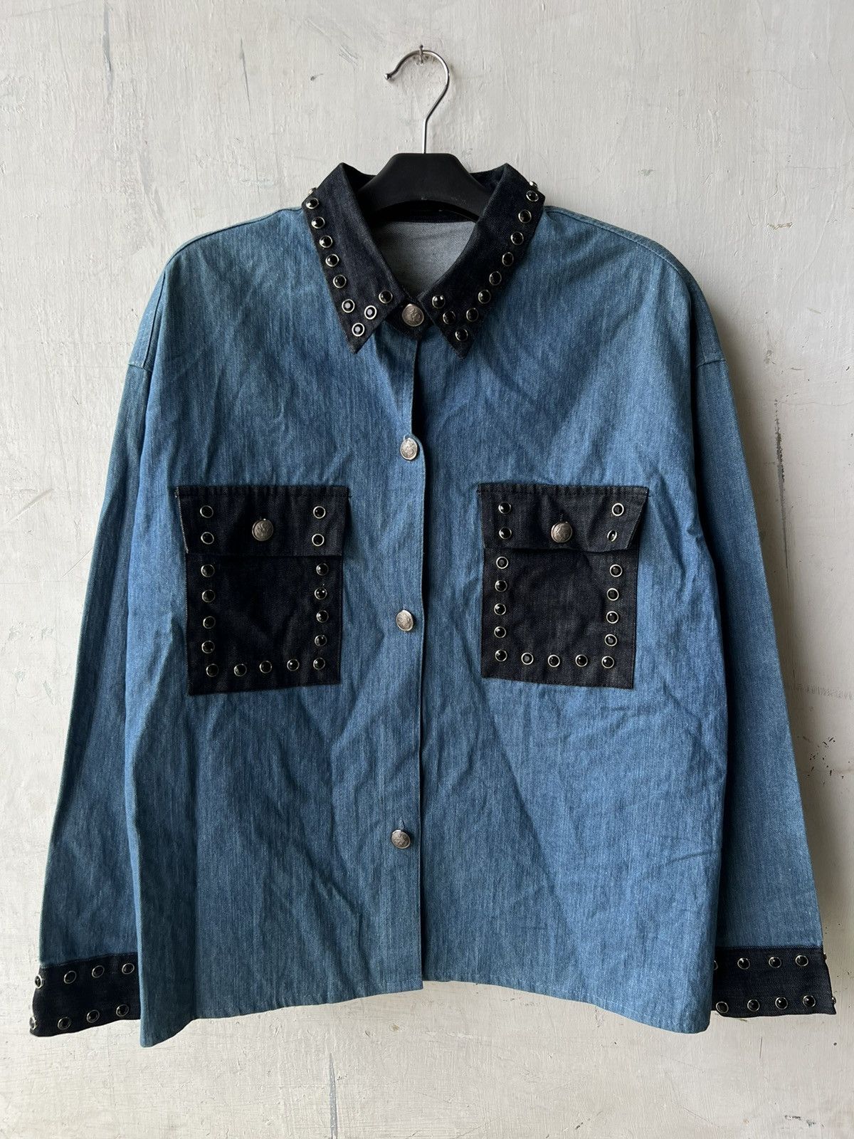 20471120 × Japanese Brand Studded Denim Shirt Bec Size US M / EU 48-50 / 2 - 12 Thumbnail